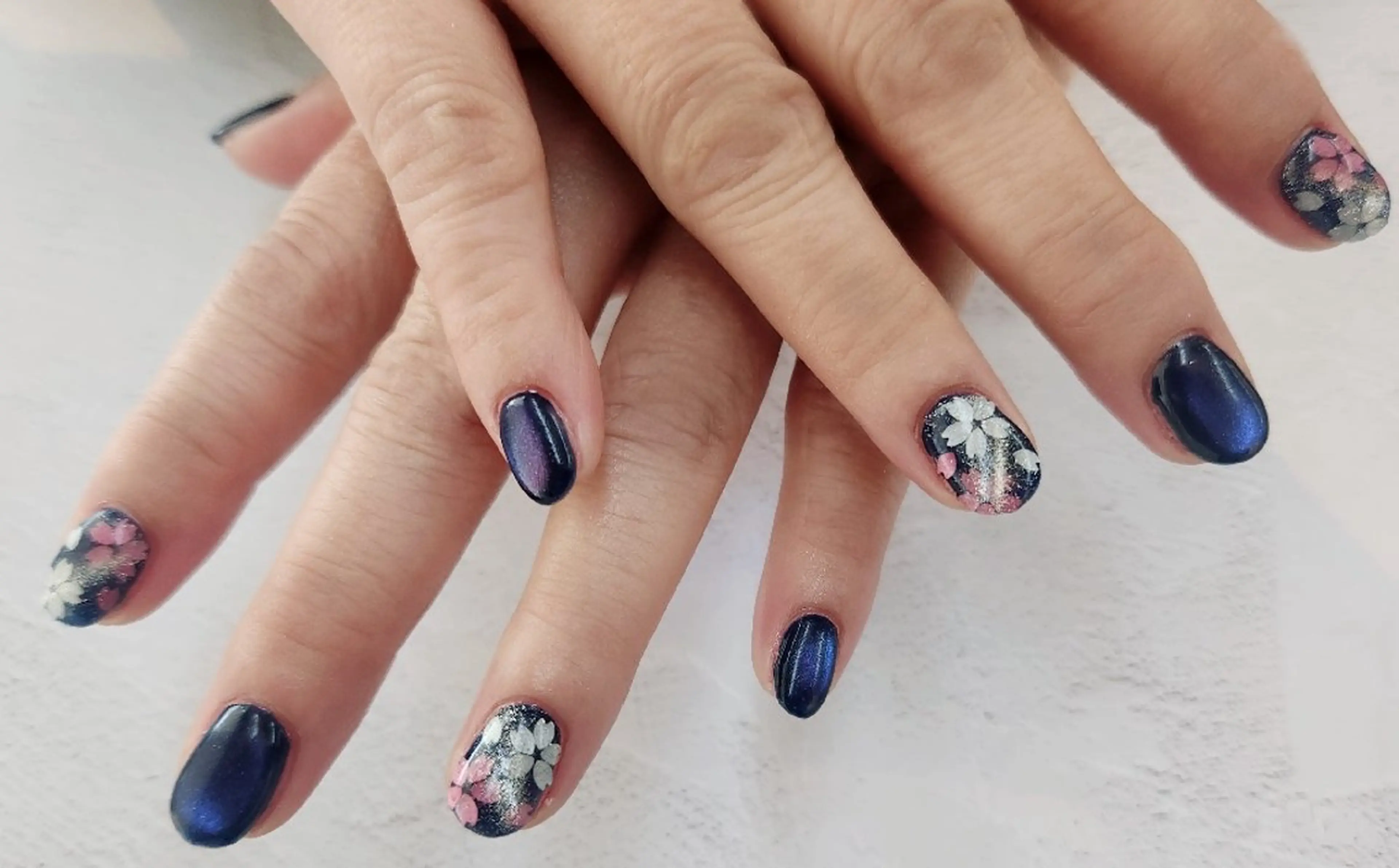 ネイル 桜ネイル 小濵 かのんのネイルデザイン