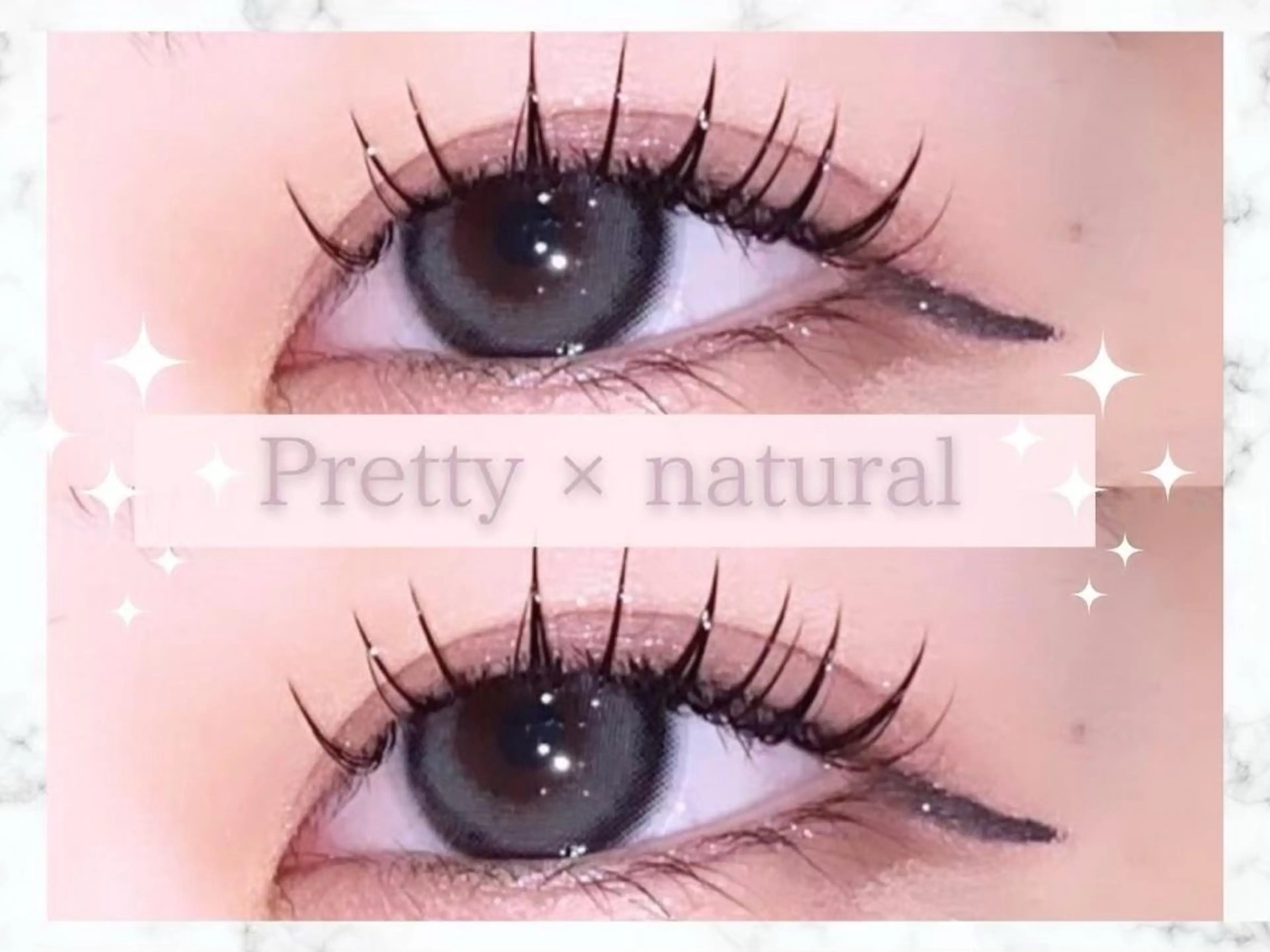 マツエク・マツパ eve🐰束間まつ毛 /透明感カラーのヘアスタイル