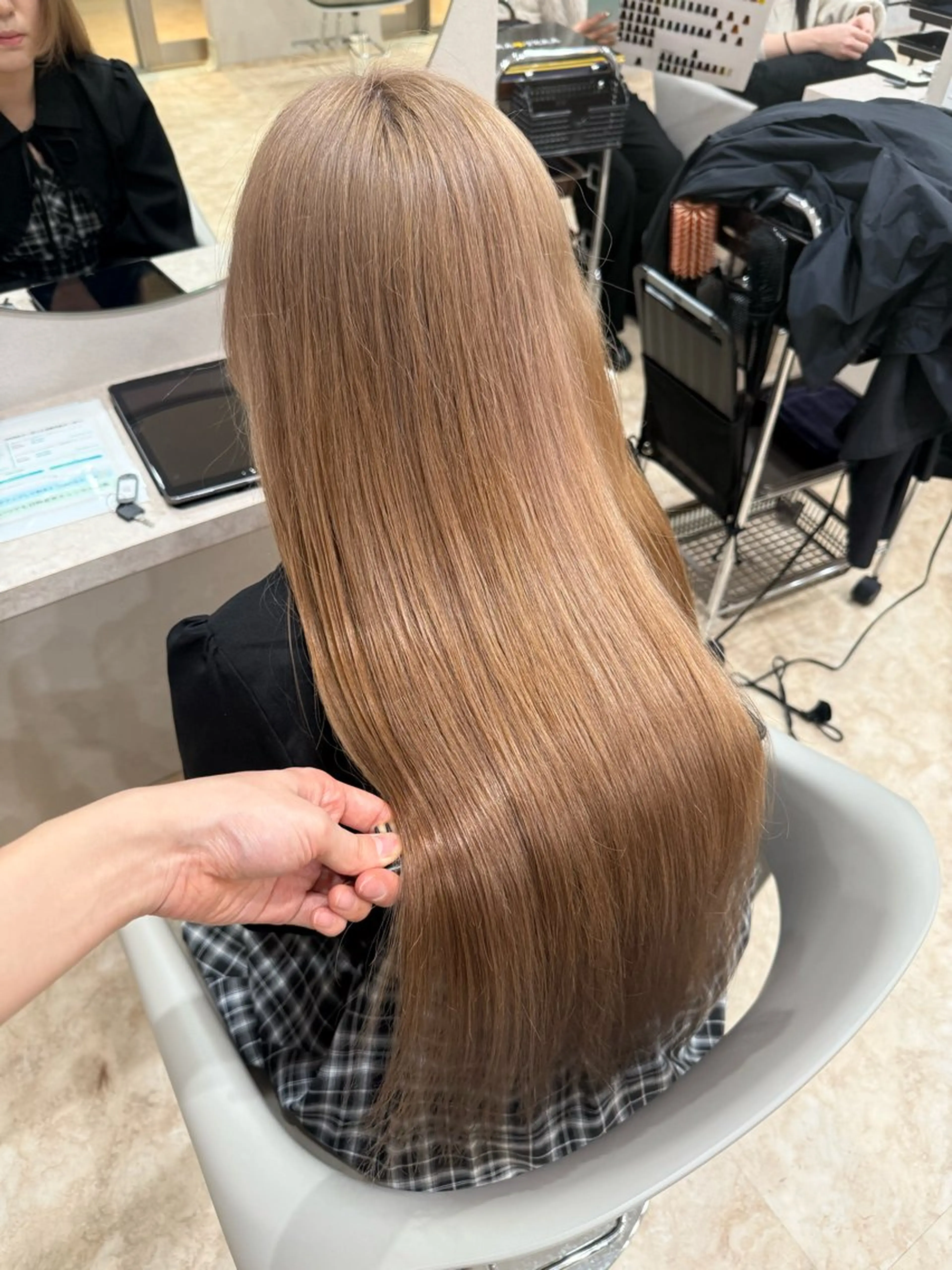 ロング カラー カット ヘアカラー トリートメント hair atelier OZ所属・水野 亨祐のヘアスタイル