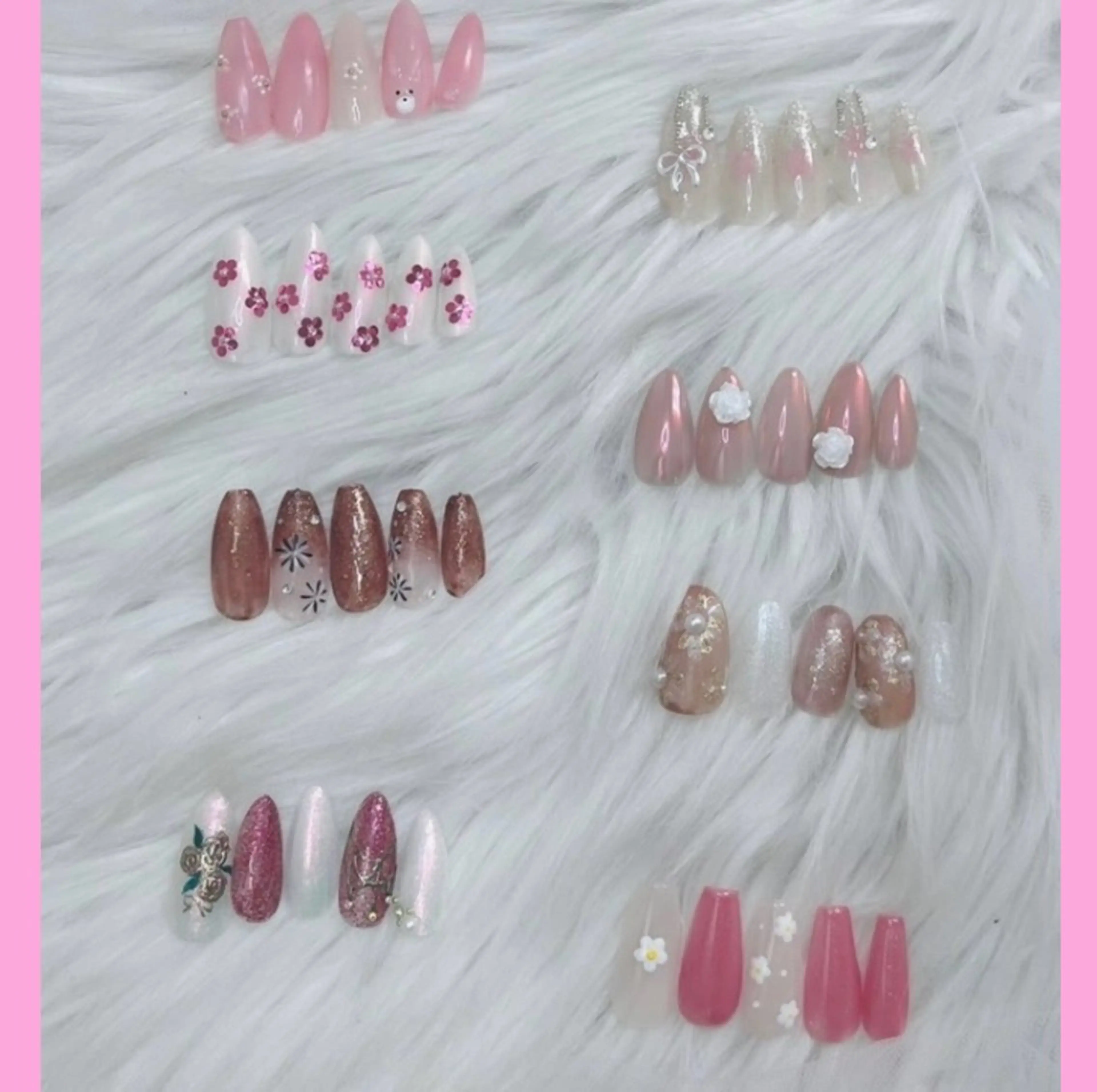 ネイル 富岡 妃奈のネイルデザイン