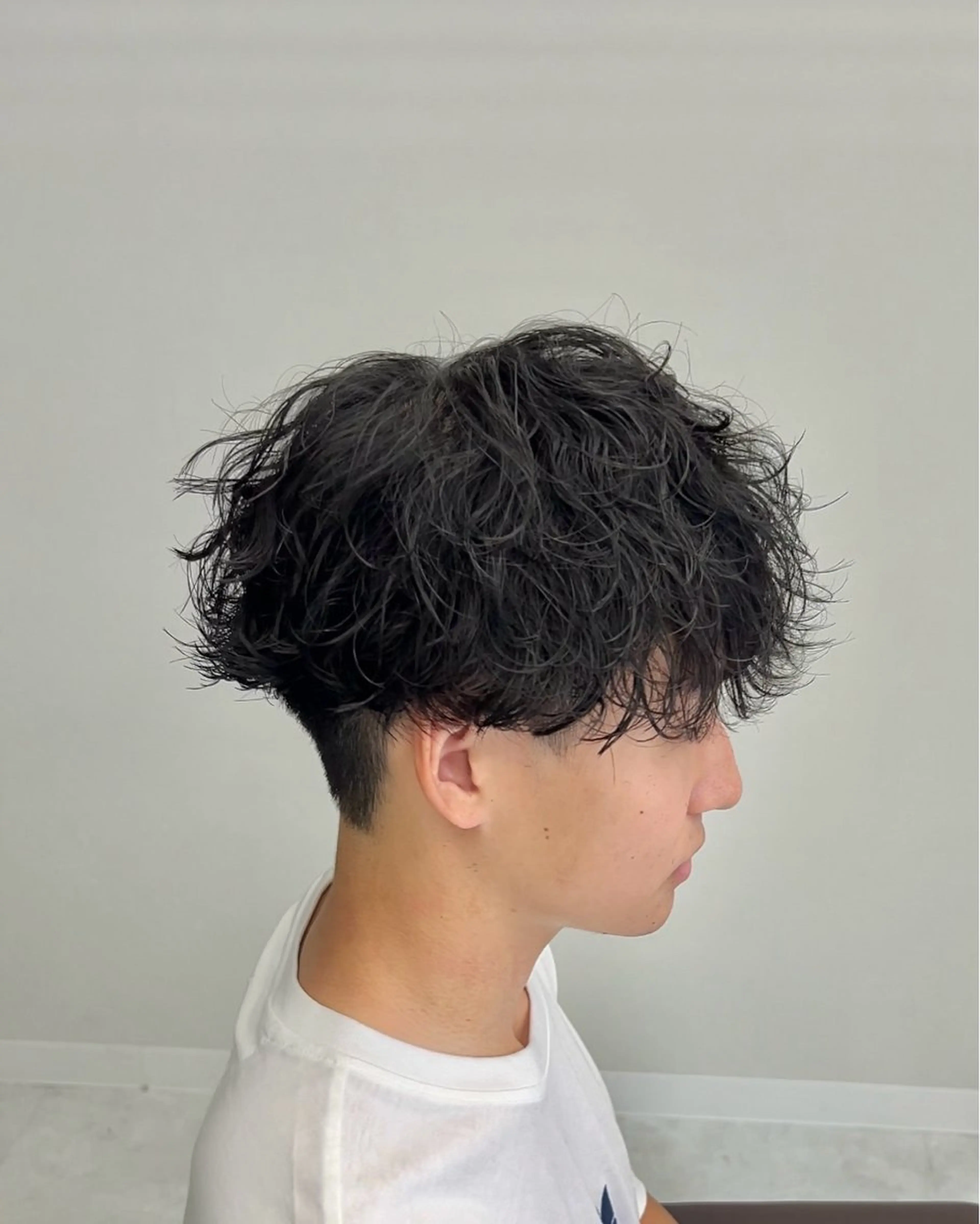 パーマ メンズ カット トリートメント ヘアセット シャドウパーマ/ メンズ/KENTAのヘアスタイル