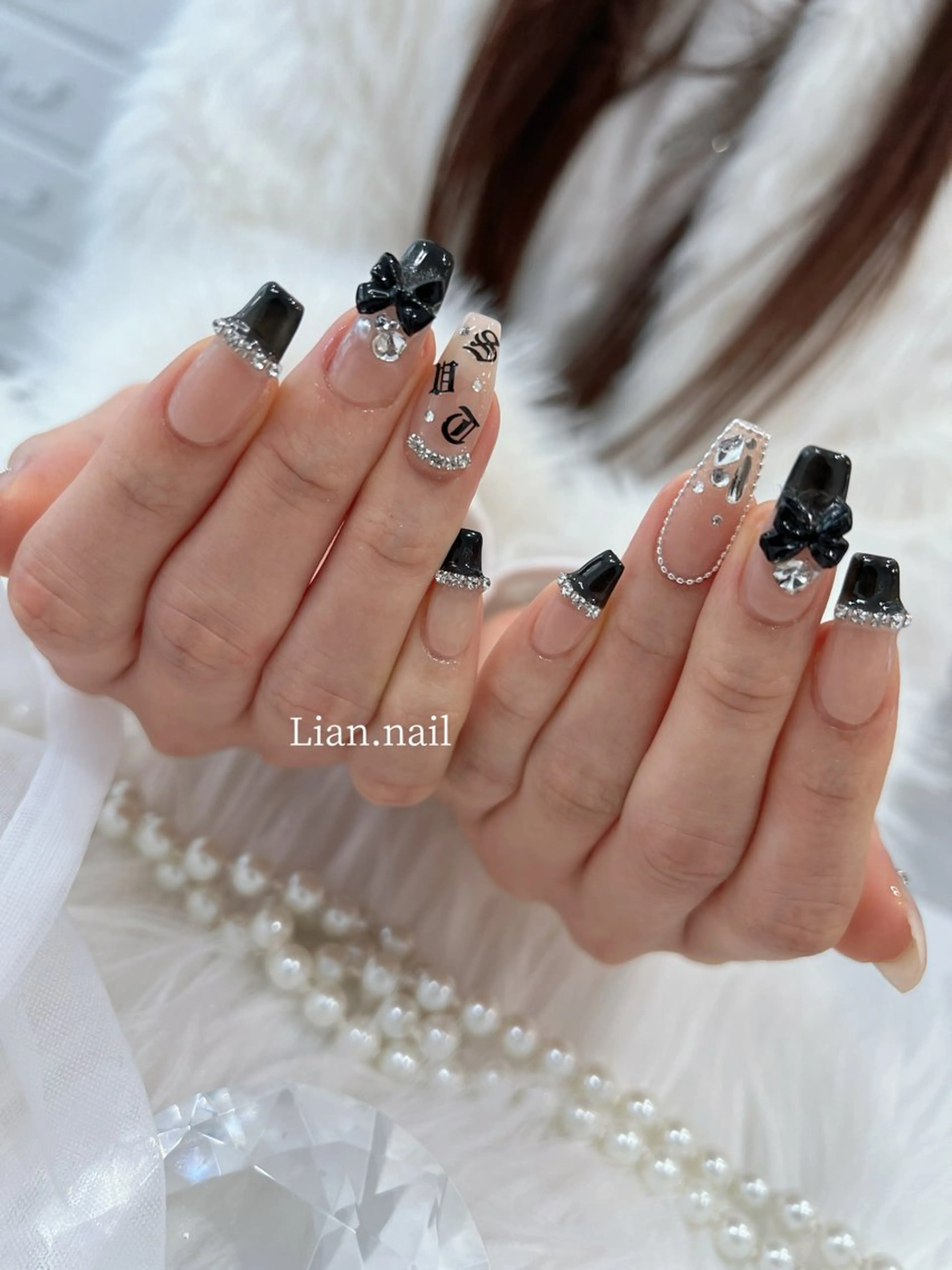 ミディアム ハンドネイル Lian nailのネイルデザイン