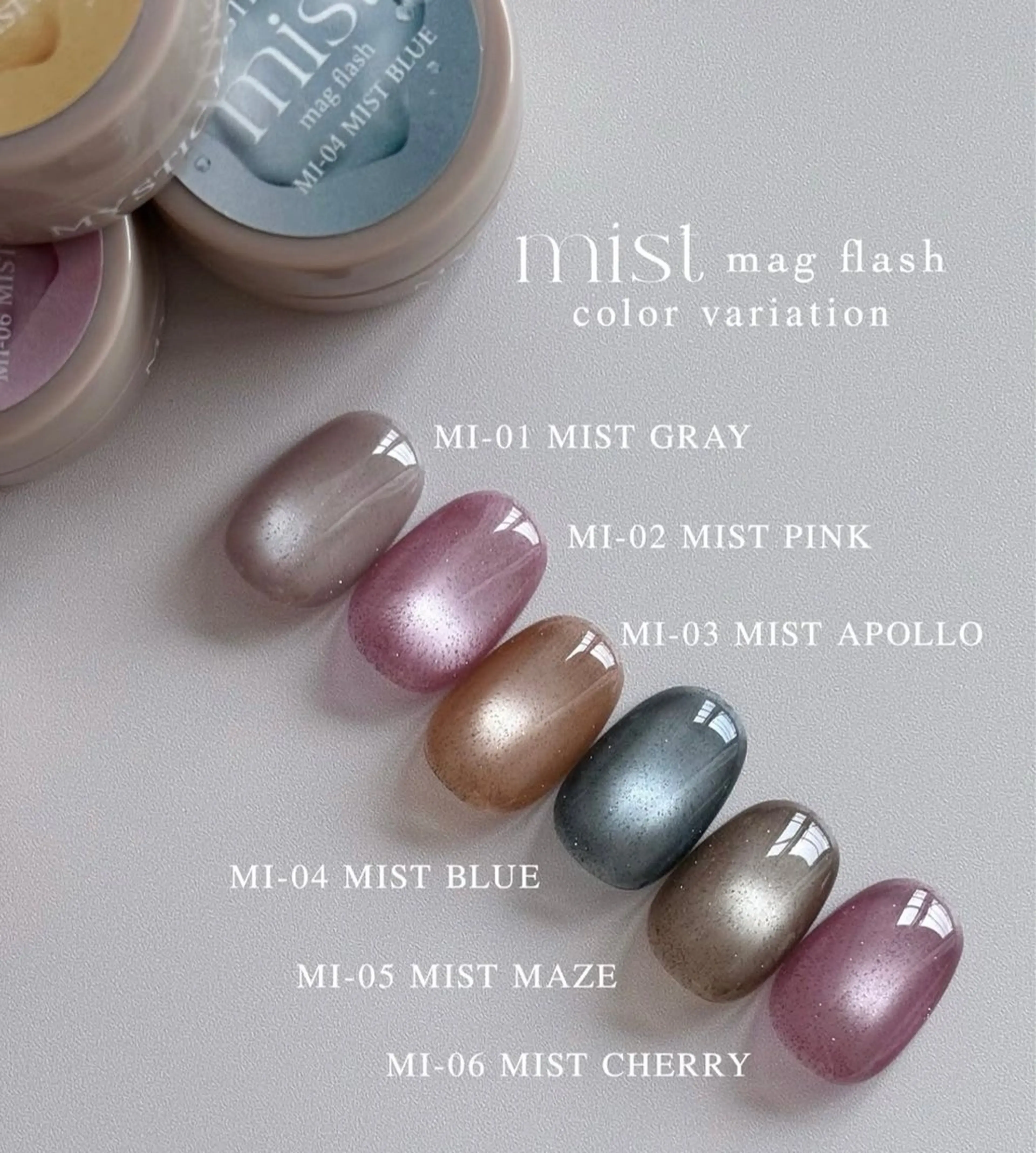 ネイル マグネットネイル ハンドネイル RISA joie nailのネイルデザイン