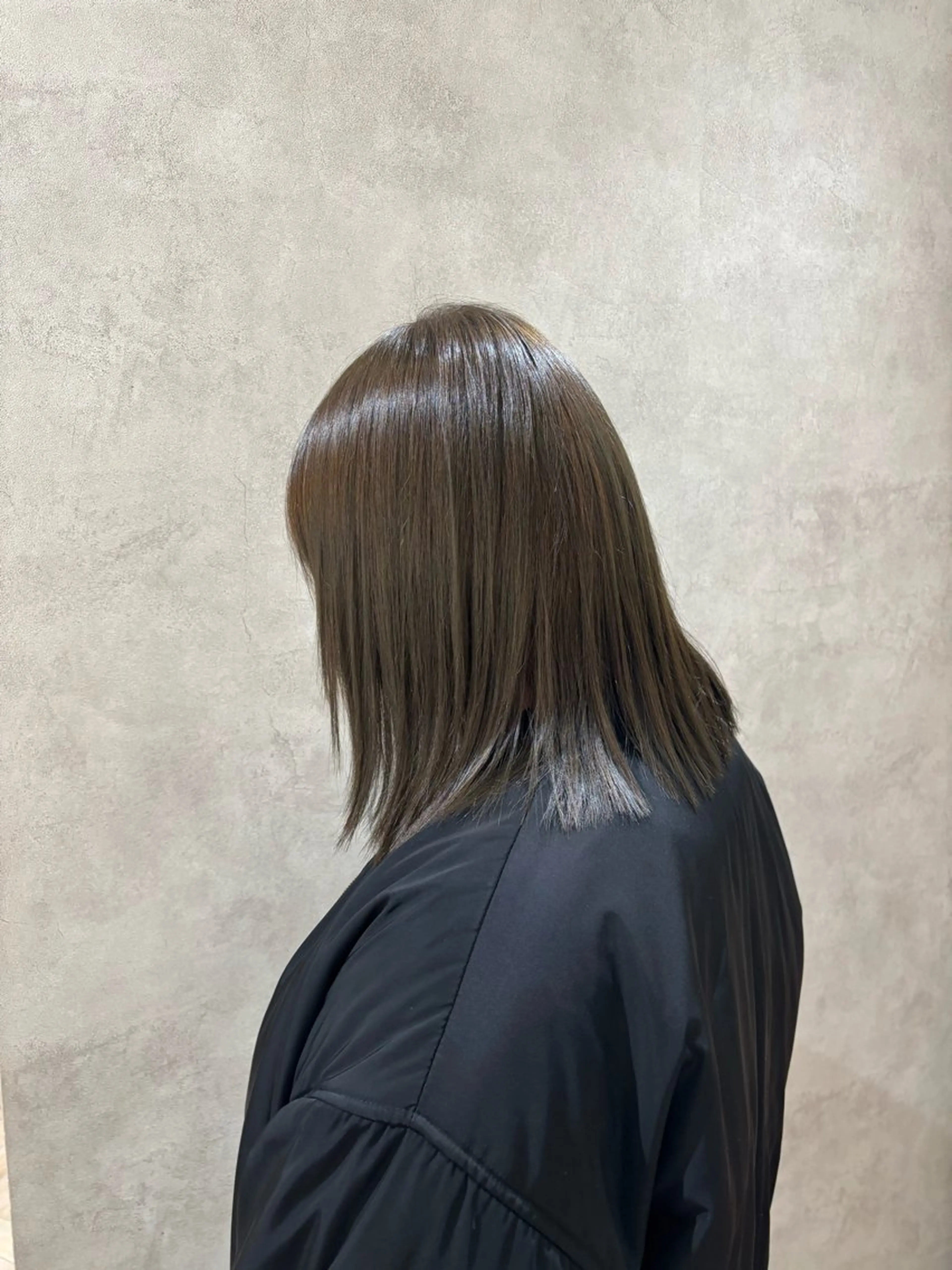 ミディアム Nu:v所属・moe/ 透明感カラー/恵比寿のヘアスタイル