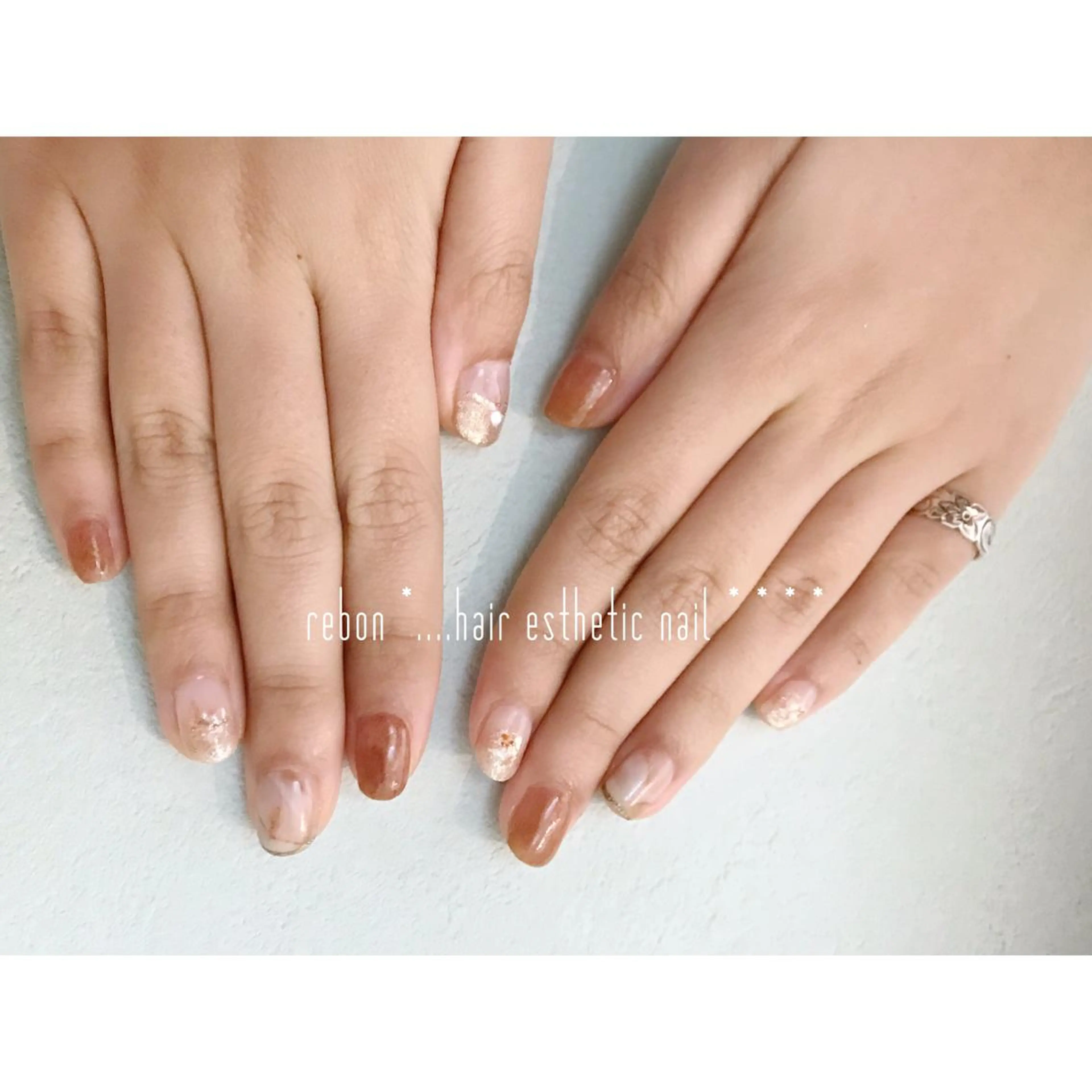 ネイル ハンドネイル フットネイル rebon＊ natsukiのネイルデザイン