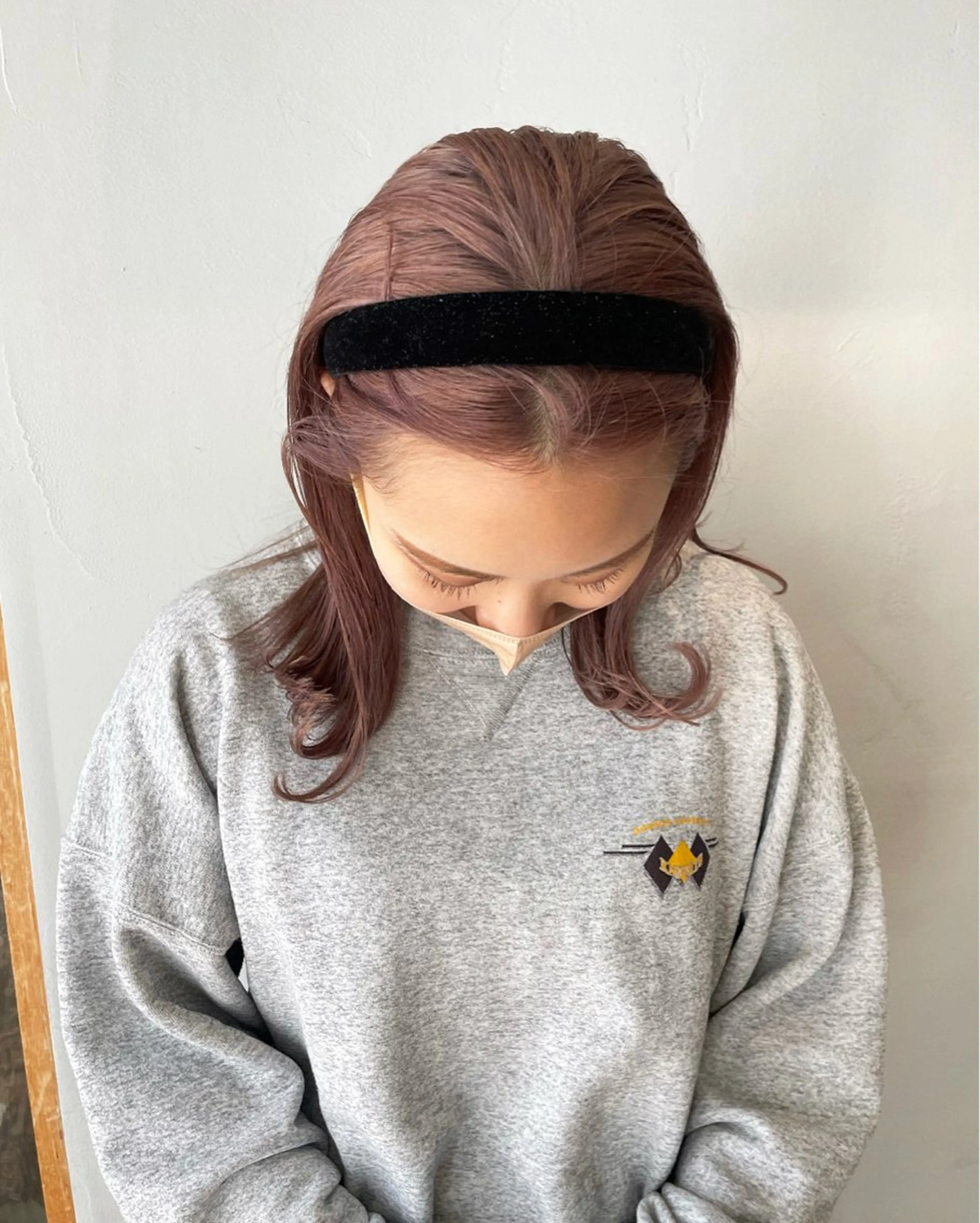 ミディアム カラー カット ヘアカラー トリートメント オリーブ/縮毛♡ Natsuno🩰のヘアスタイル