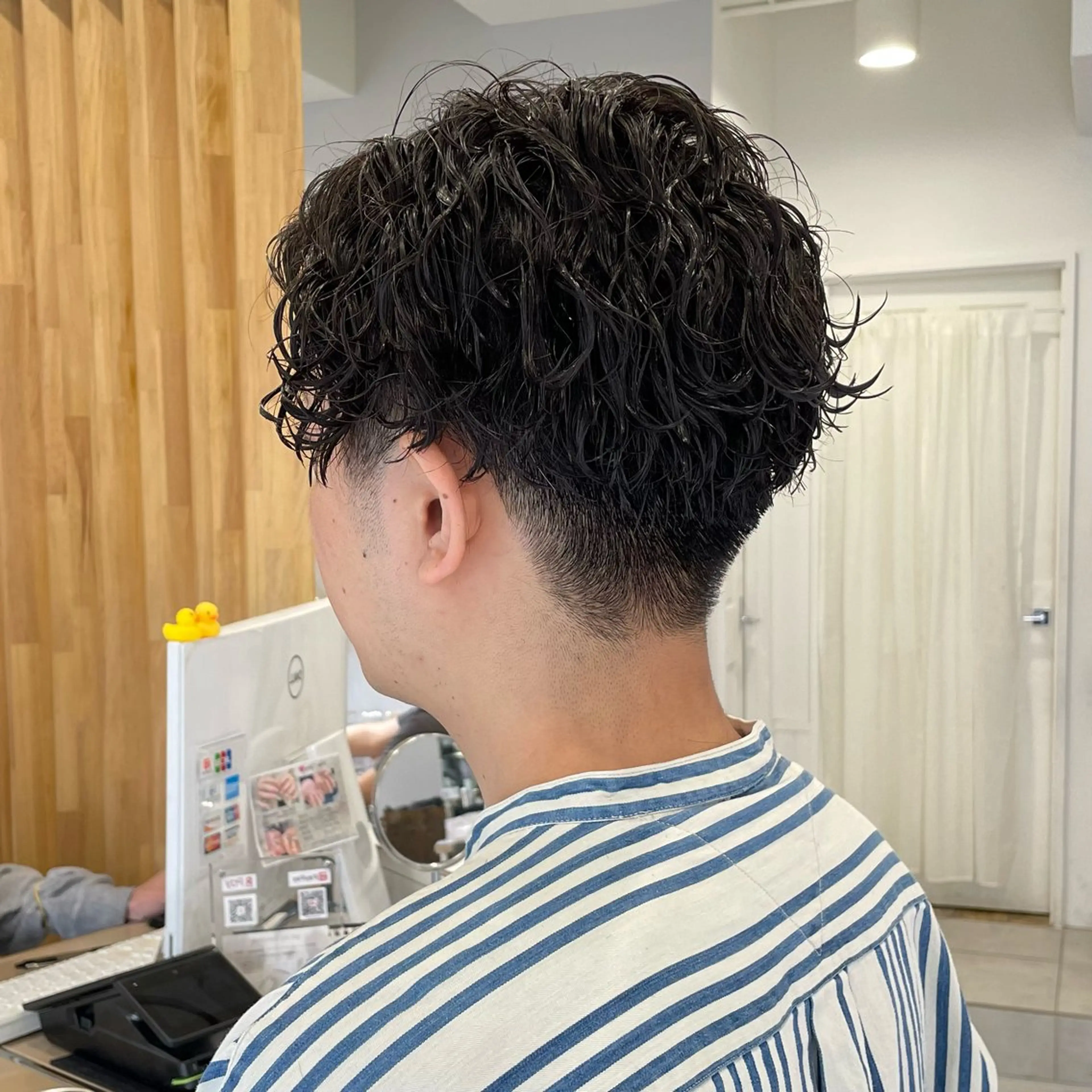 パーマ メンズ 波巻きパーマ clan en所属・clan .のヘアスタイル