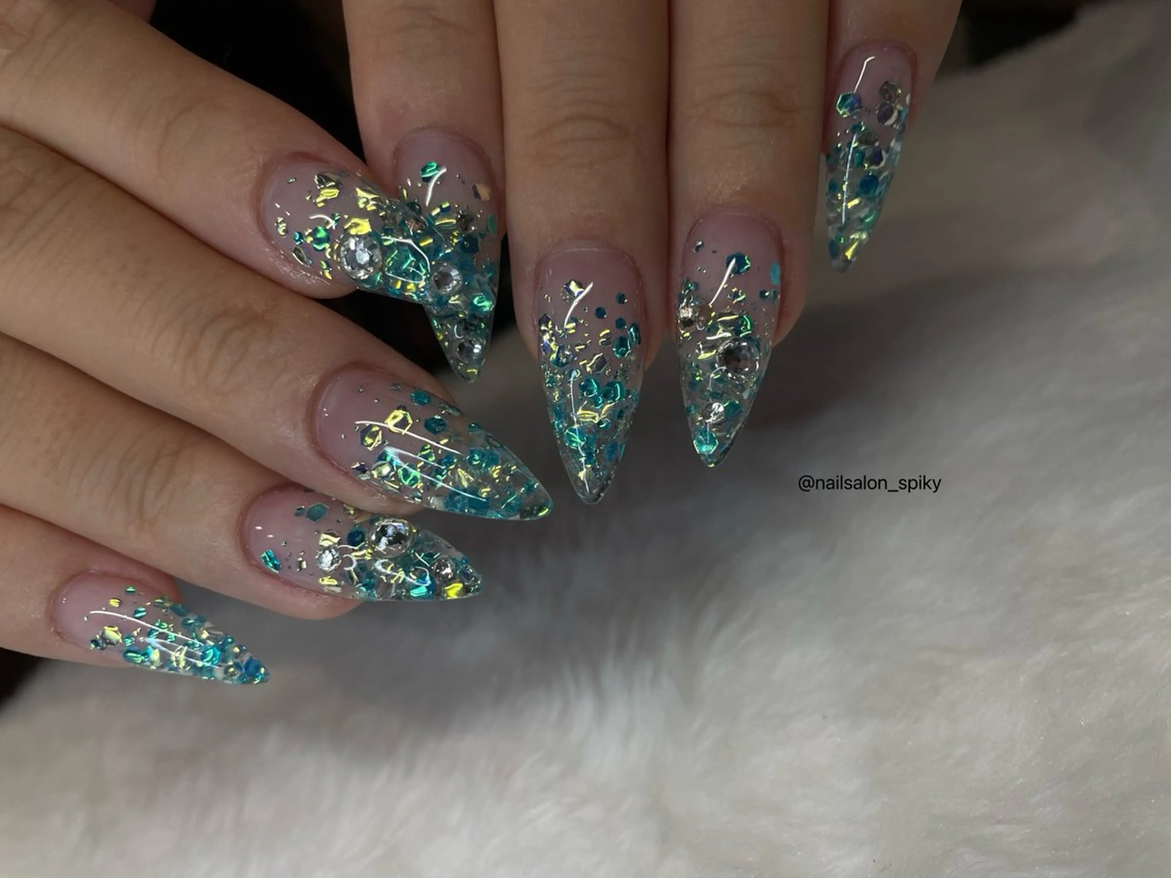 ネイル Spiky とうげ ふうかのネイルデザイン