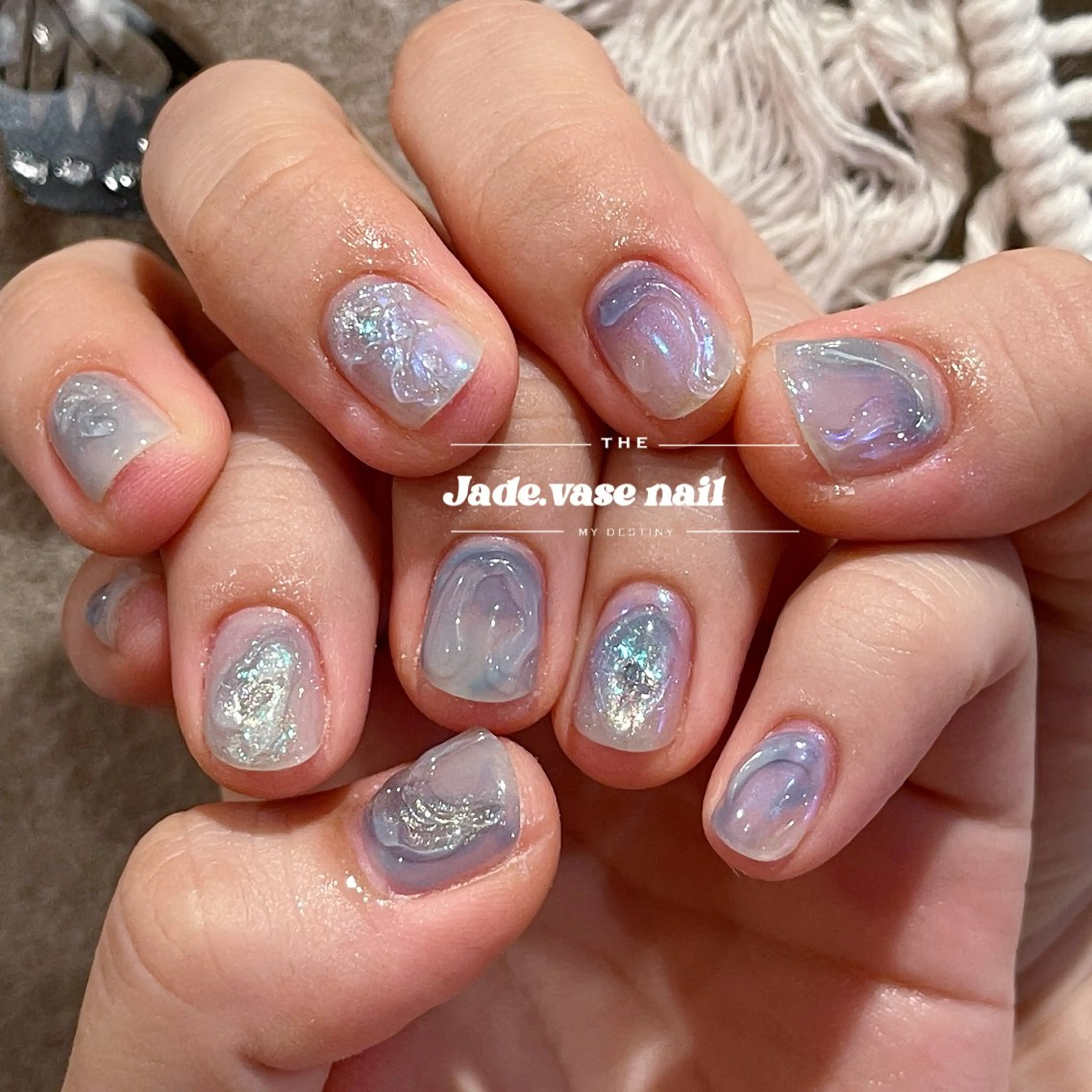 ネイル ニュアンスネイル ハンドネイル ハンドケア ✰Jade.vase 銀座一丁目・東銀座のネイルデザイン