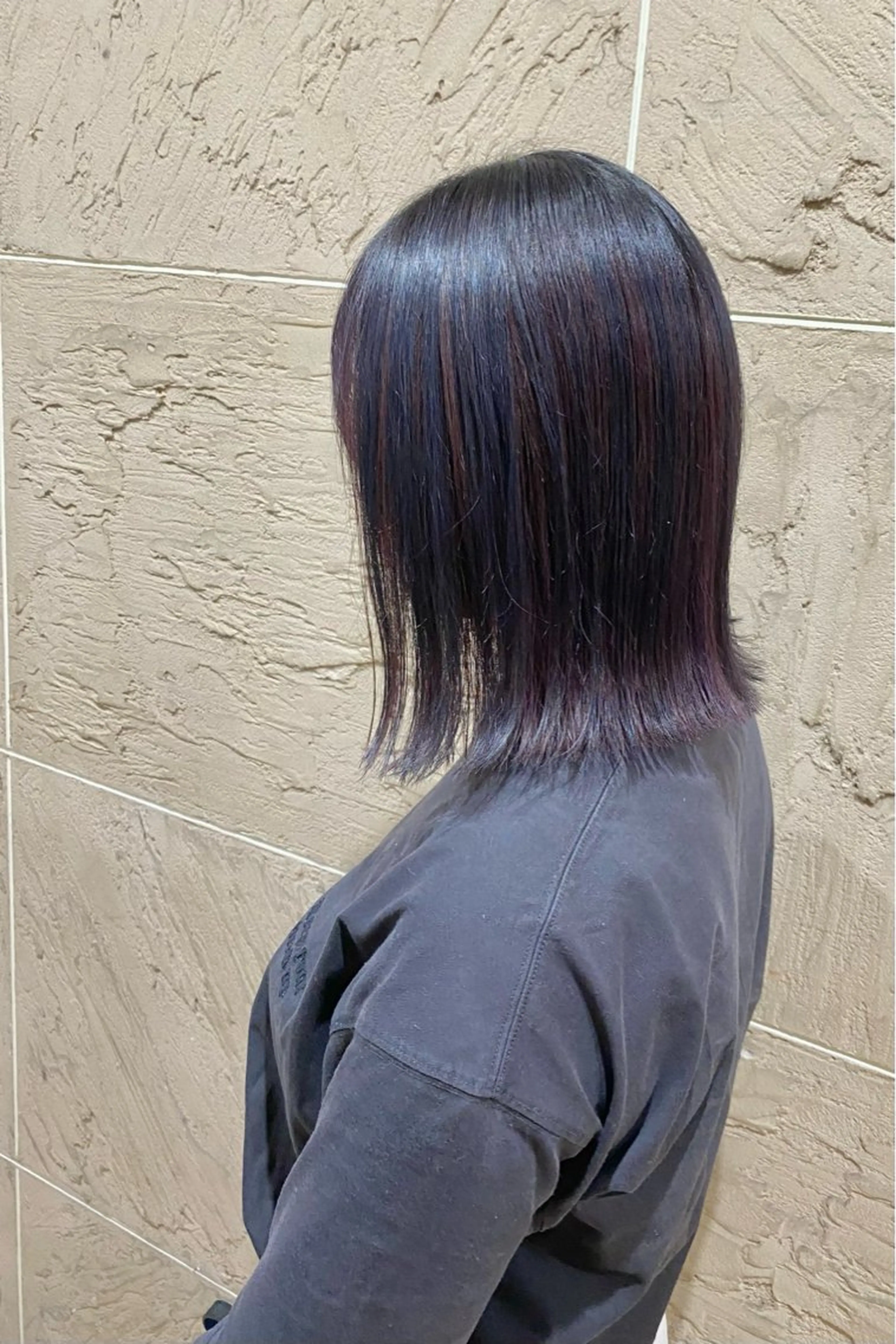 セミロング カラー 菊地 紗矢のヘアスタイル