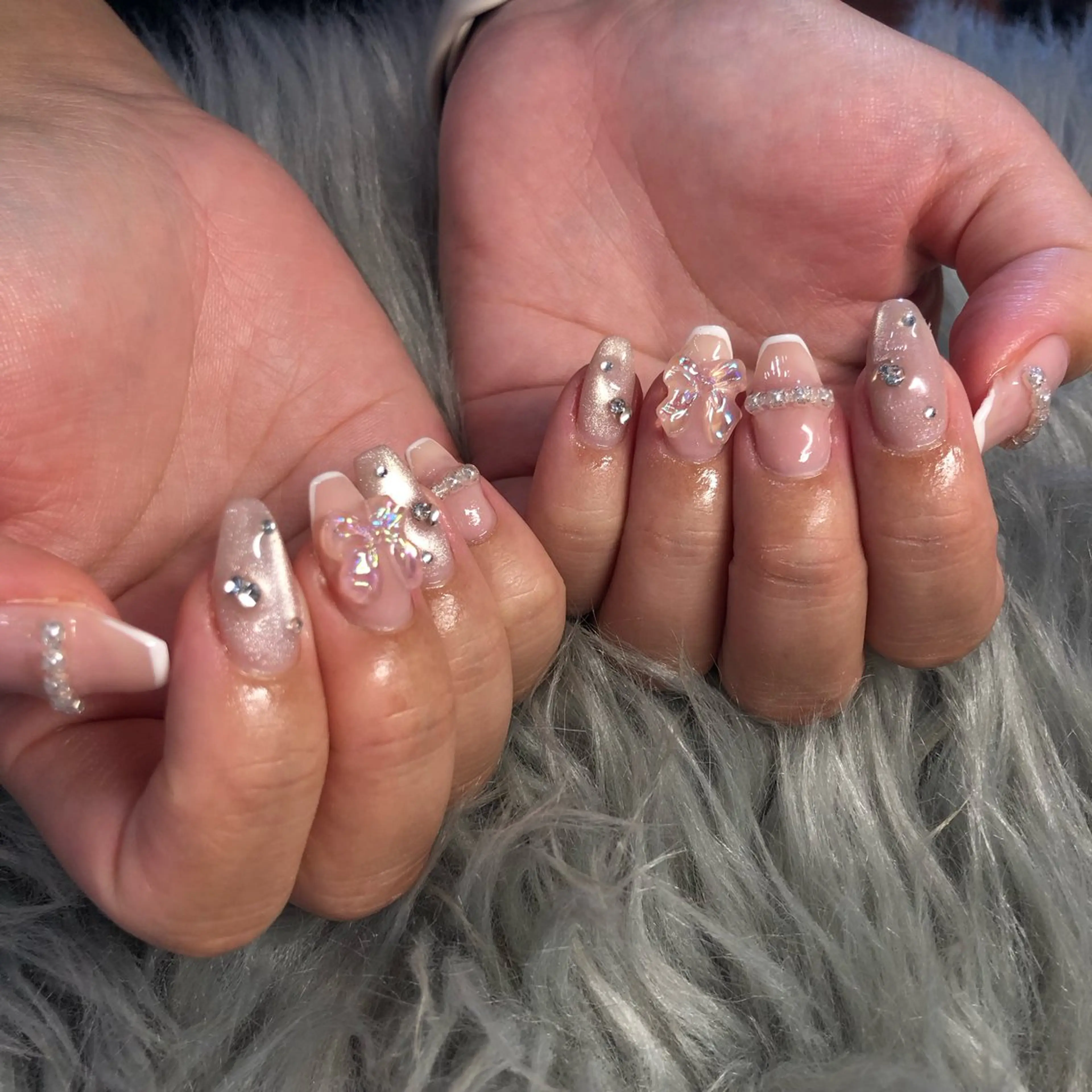 ネイル ピンク ハンドネイル NAIL＆SPA PｰBOX所属・Lia ⠀のネイルデザイン