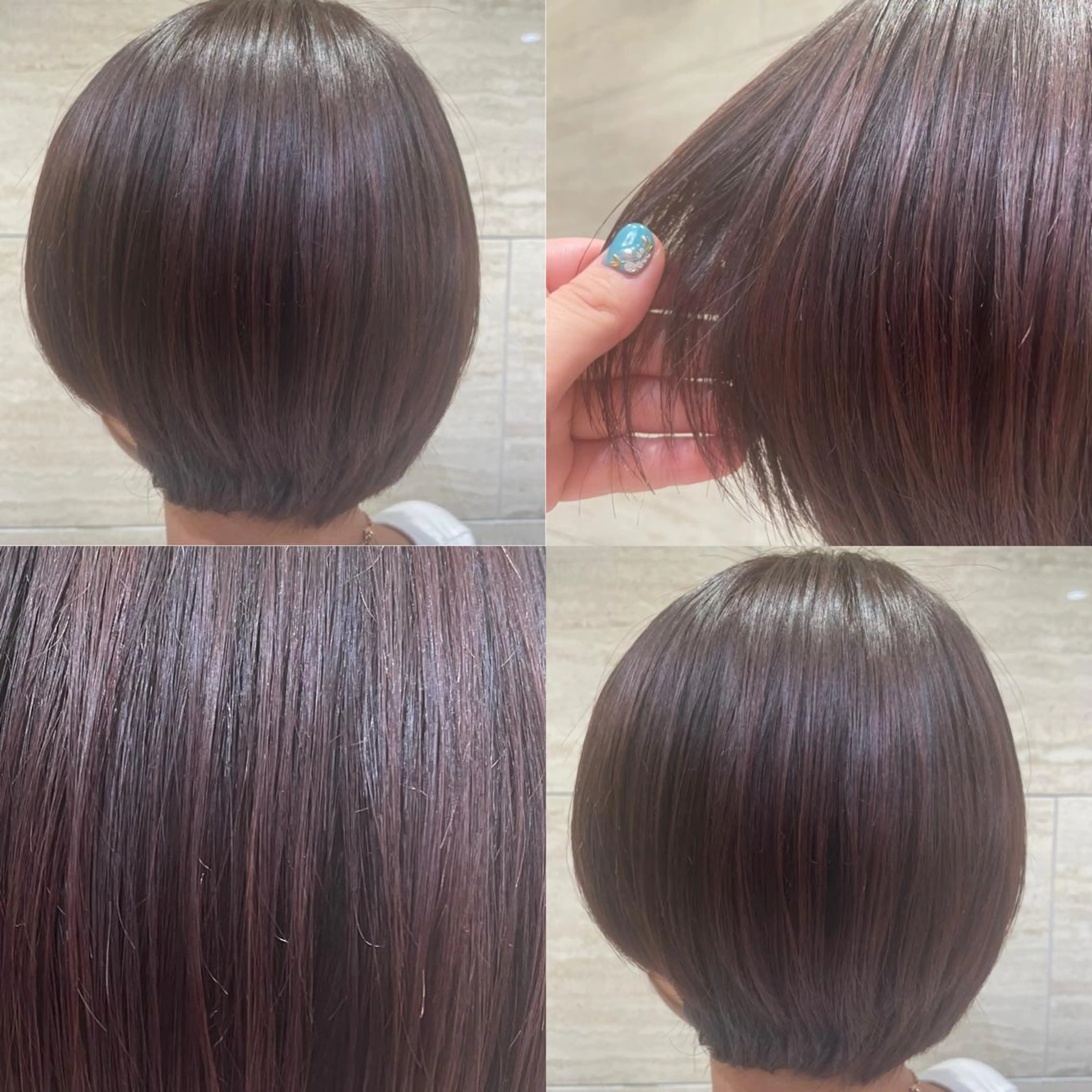 ショート カラー ブリーチ 透明感カラー ブリーチなしカラー コノミ/ アイリスト まつパ/大船 鎌倉のマツエク・マツパデザイン