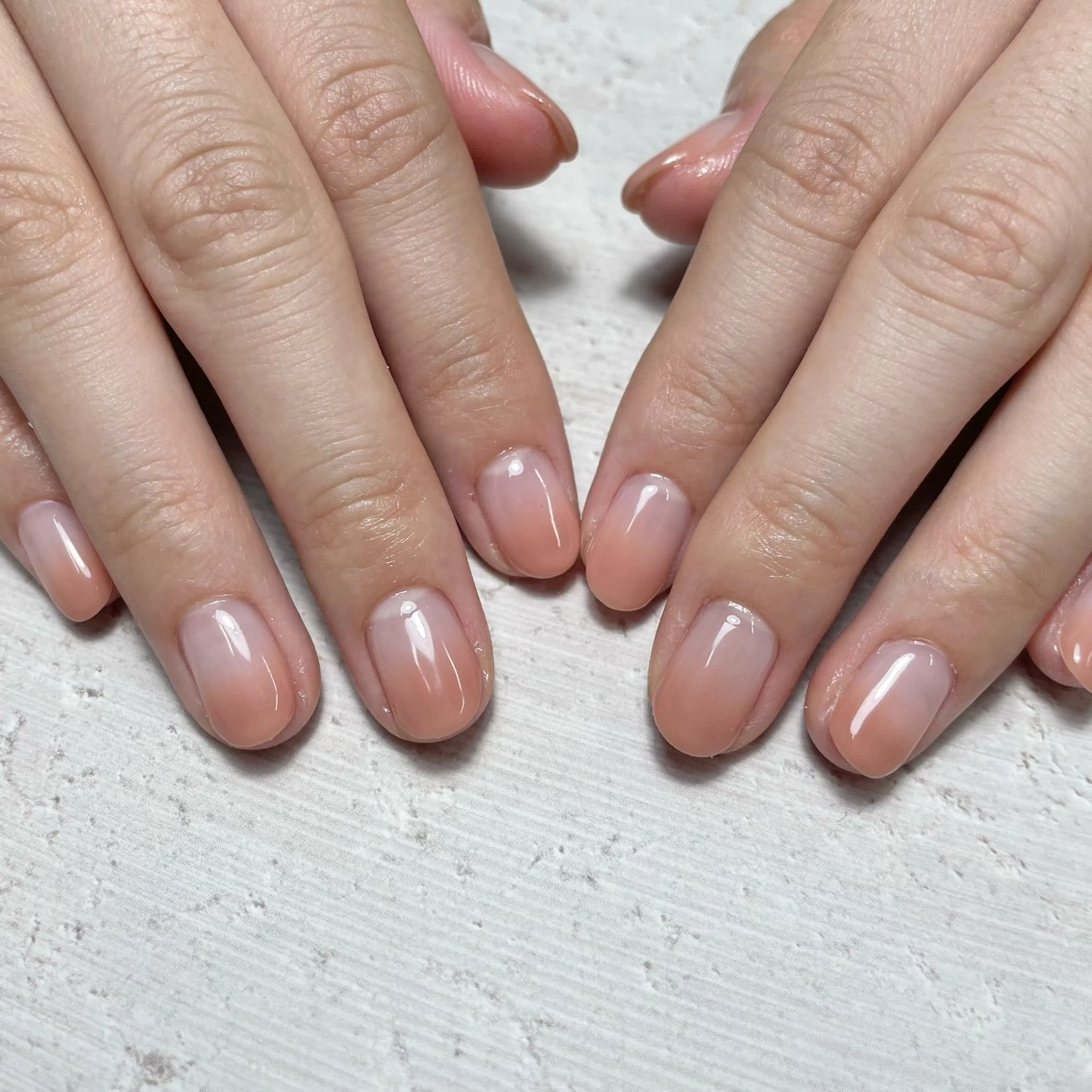 ネイル グラデーション オレンジ 💐irisée fleur中居のネイルデザイン