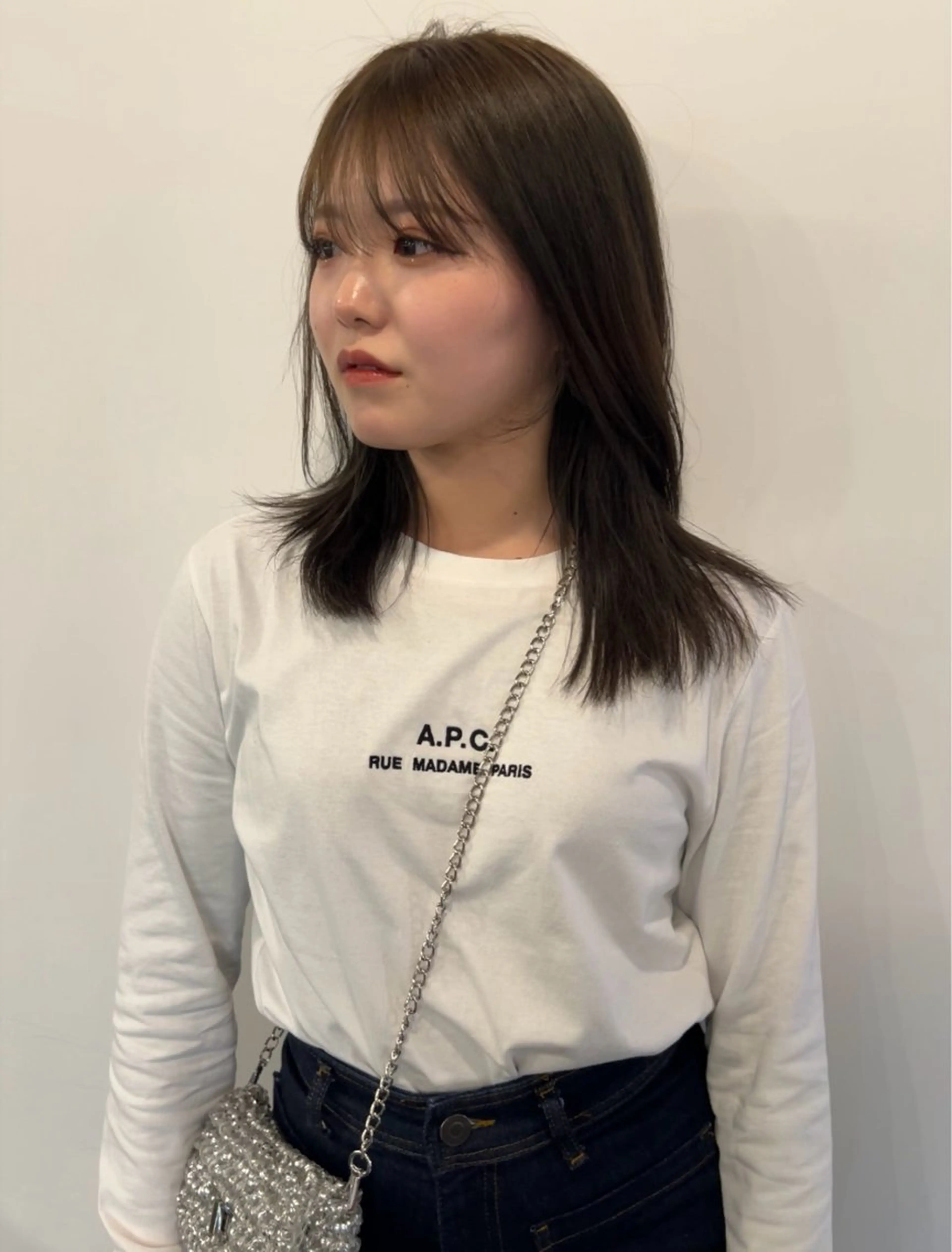 セミロング カット KOCHAB本山所属・三谷 はるなのヘアスタイル