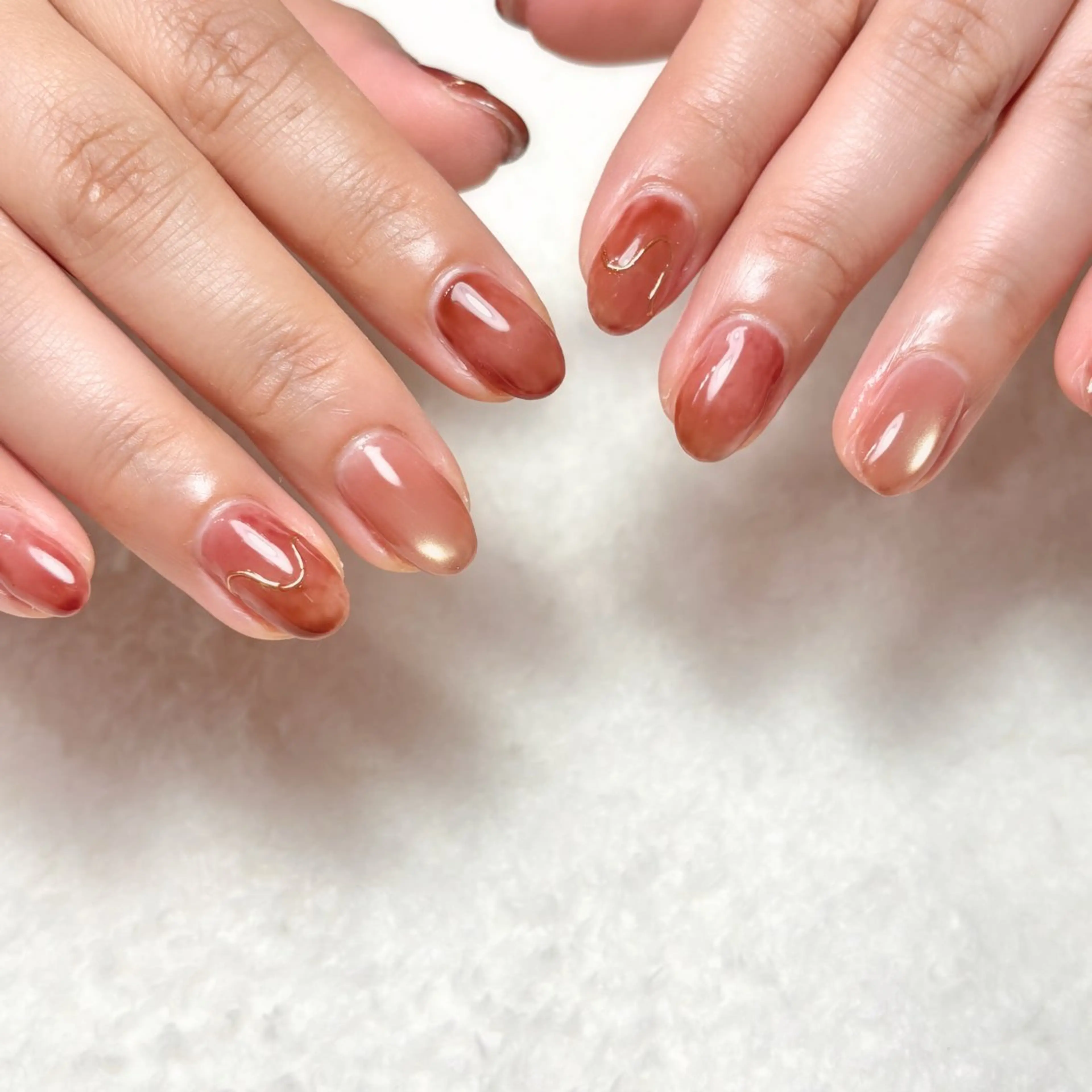 ネイル ハンドネイル Leliennail オキのネイルデザイン