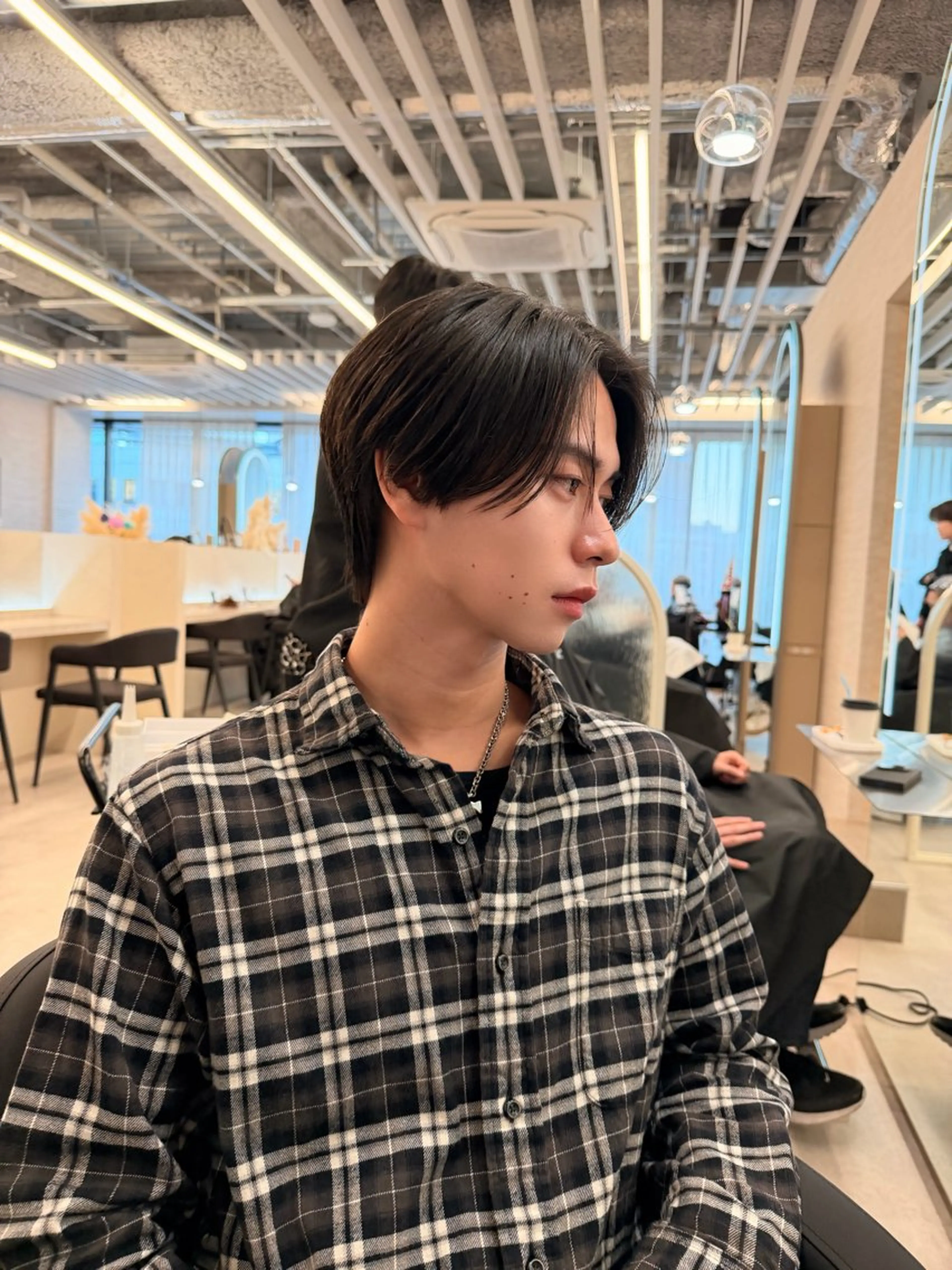 パーマ メンズ ダウンパーマ メンズ韓国風 メンズパーマ カット パーマ 縮毛矯正 韓国メンズヘア☆ 韓国ボブYUTOのヘアスタイル