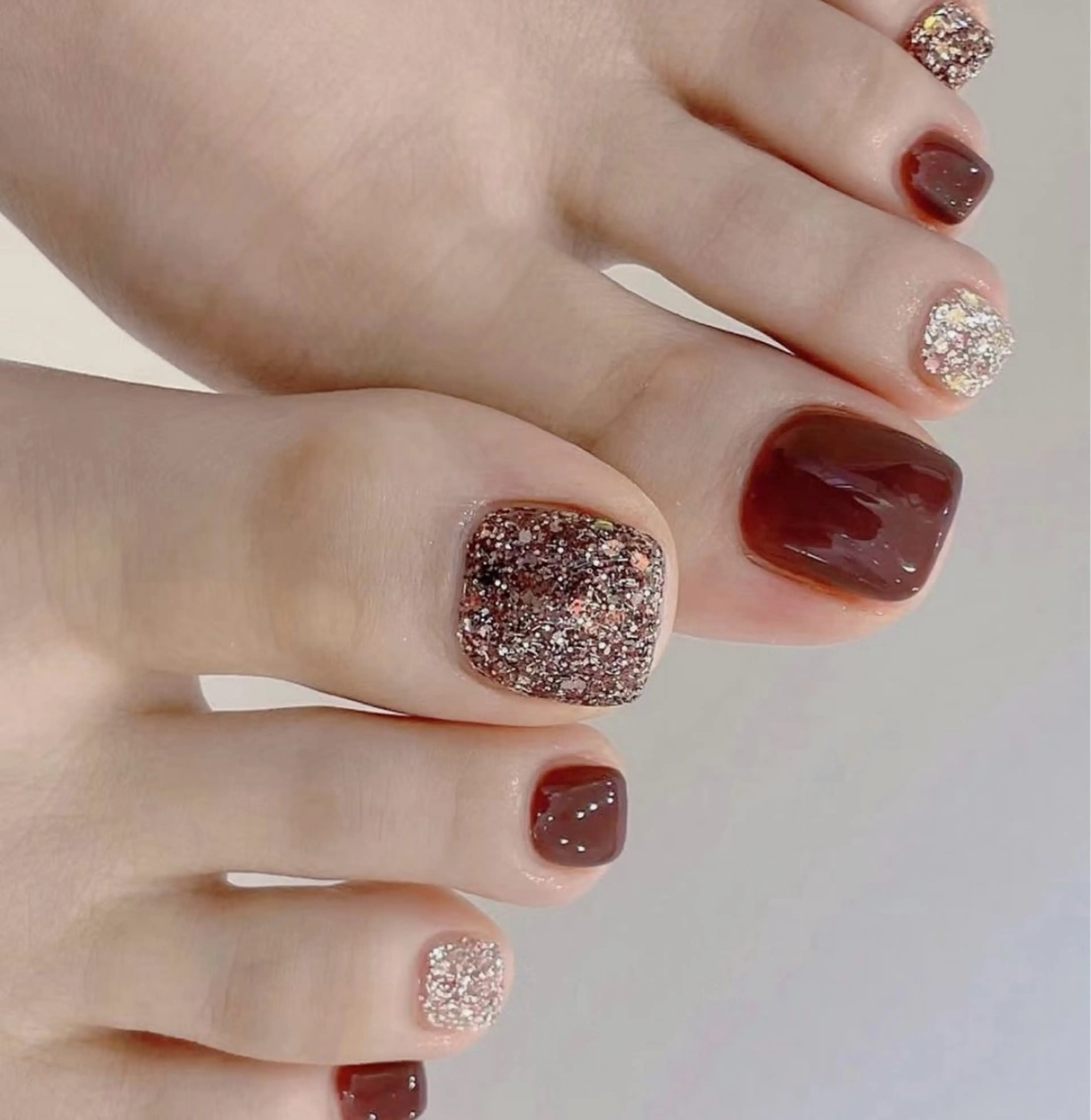 ≪フットネイル・ぎゅっと90分持ち込みコース＊*保湿フットバス付≫の写真