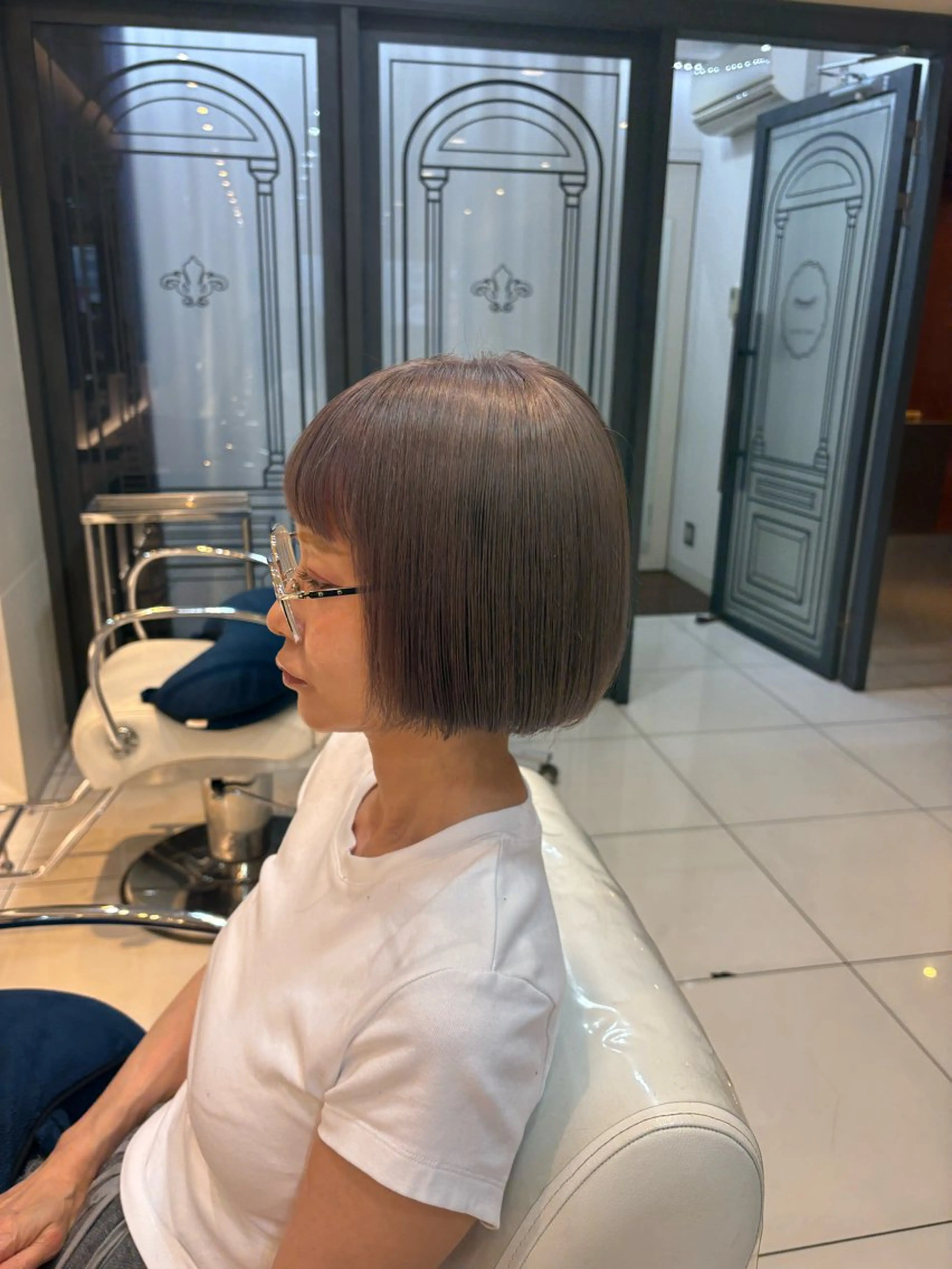 ショート ボブ 坂田 愛彩萌のヘアスタイル