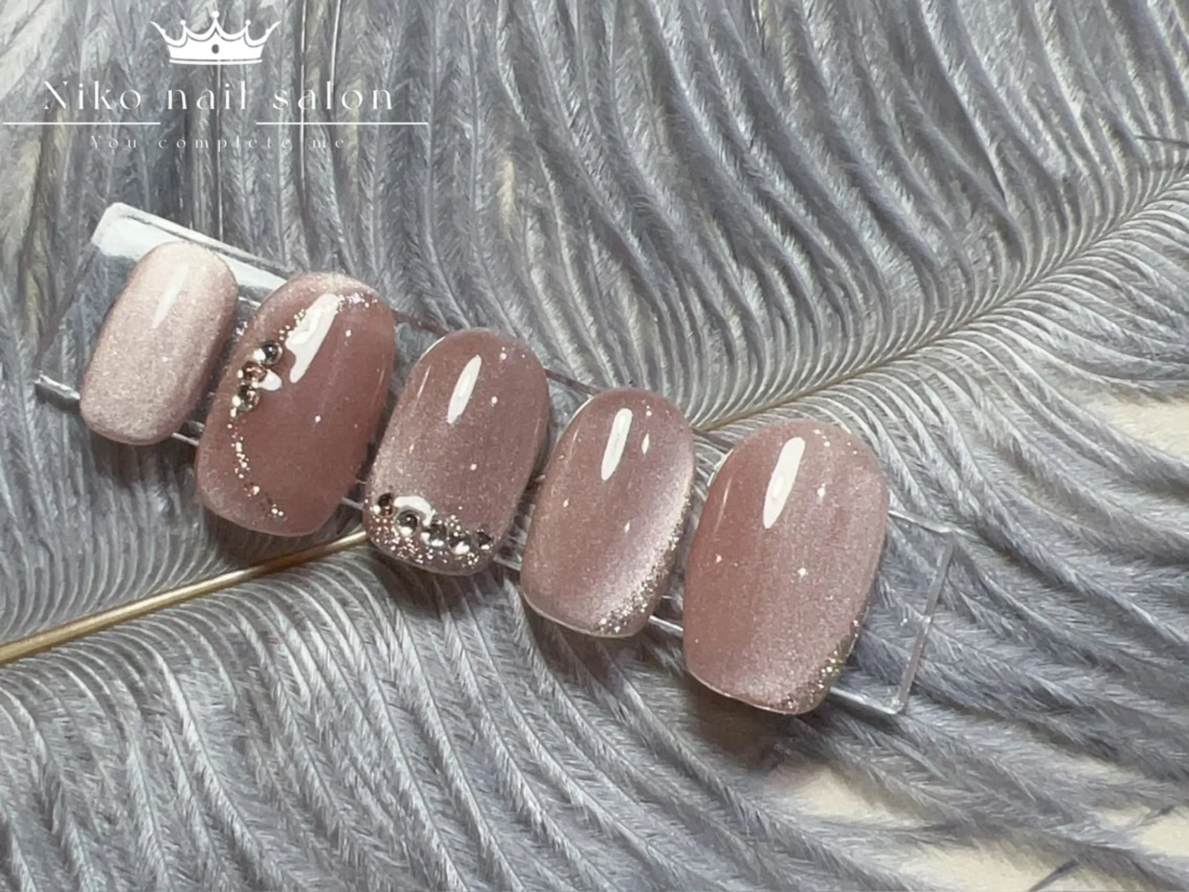 ネイル チークネイル 長さ出し フットネイル フレンチネイル ジェルネイル Niko 星星のネイルデザイン