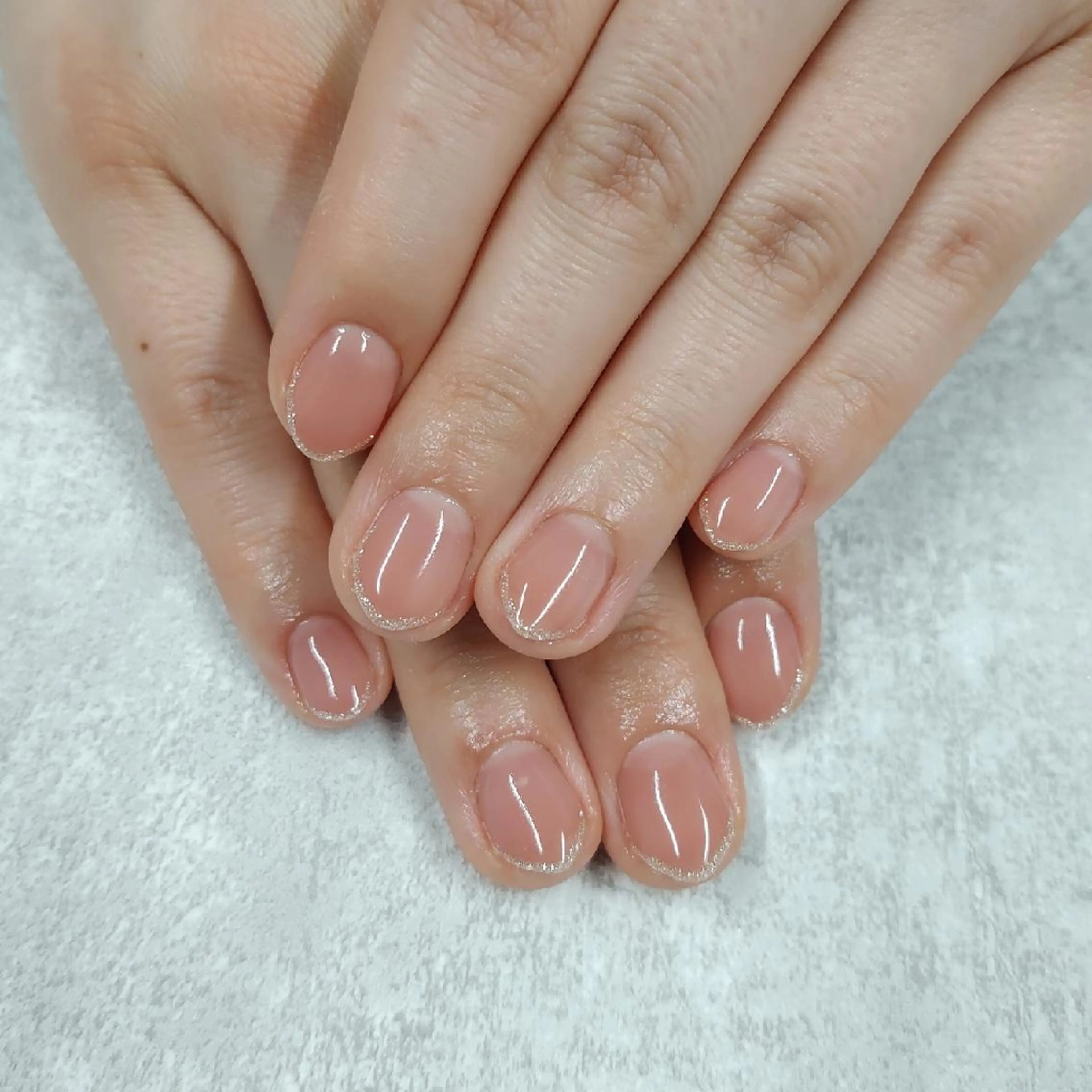 ネイル フレンチネイル ジェヌインネイル 河内のネイルデザイン