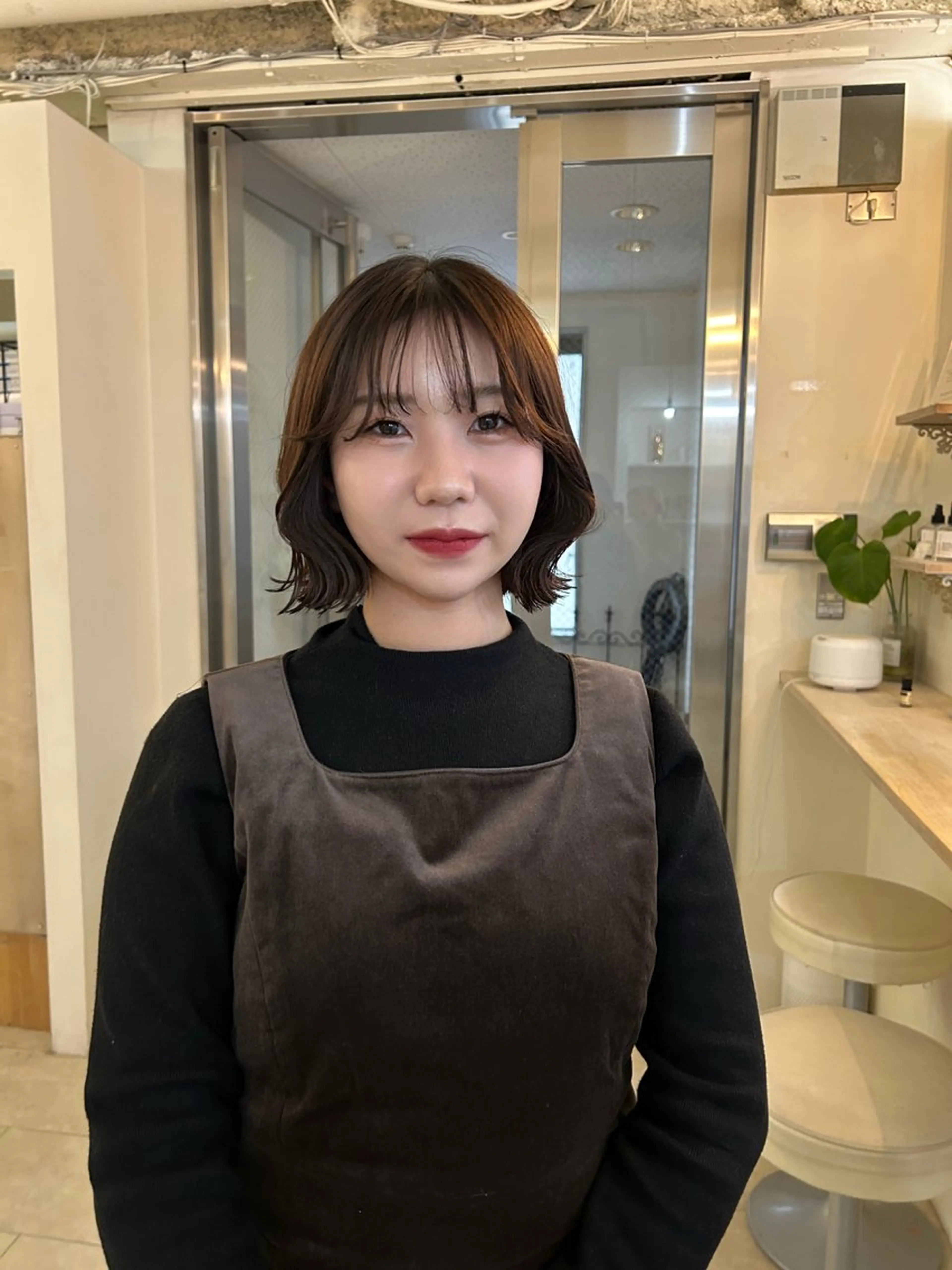 ショート カット Maho/海外 レイヤー/ハイトーンのヘアスタイル