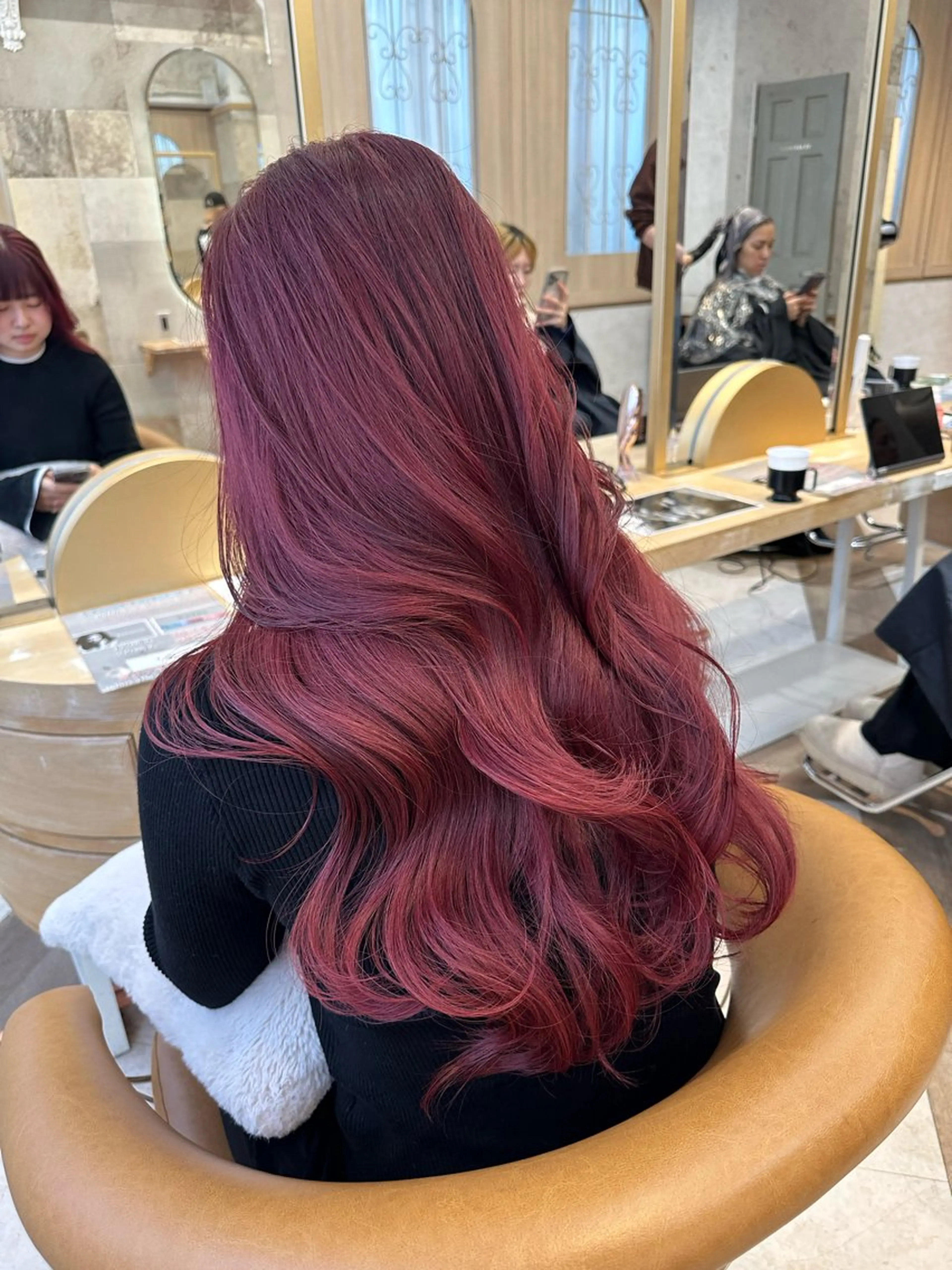 ロング カラー 荻野 峻輔/レイヤー /韓国ヘア/艶カラーのヘアスタイル