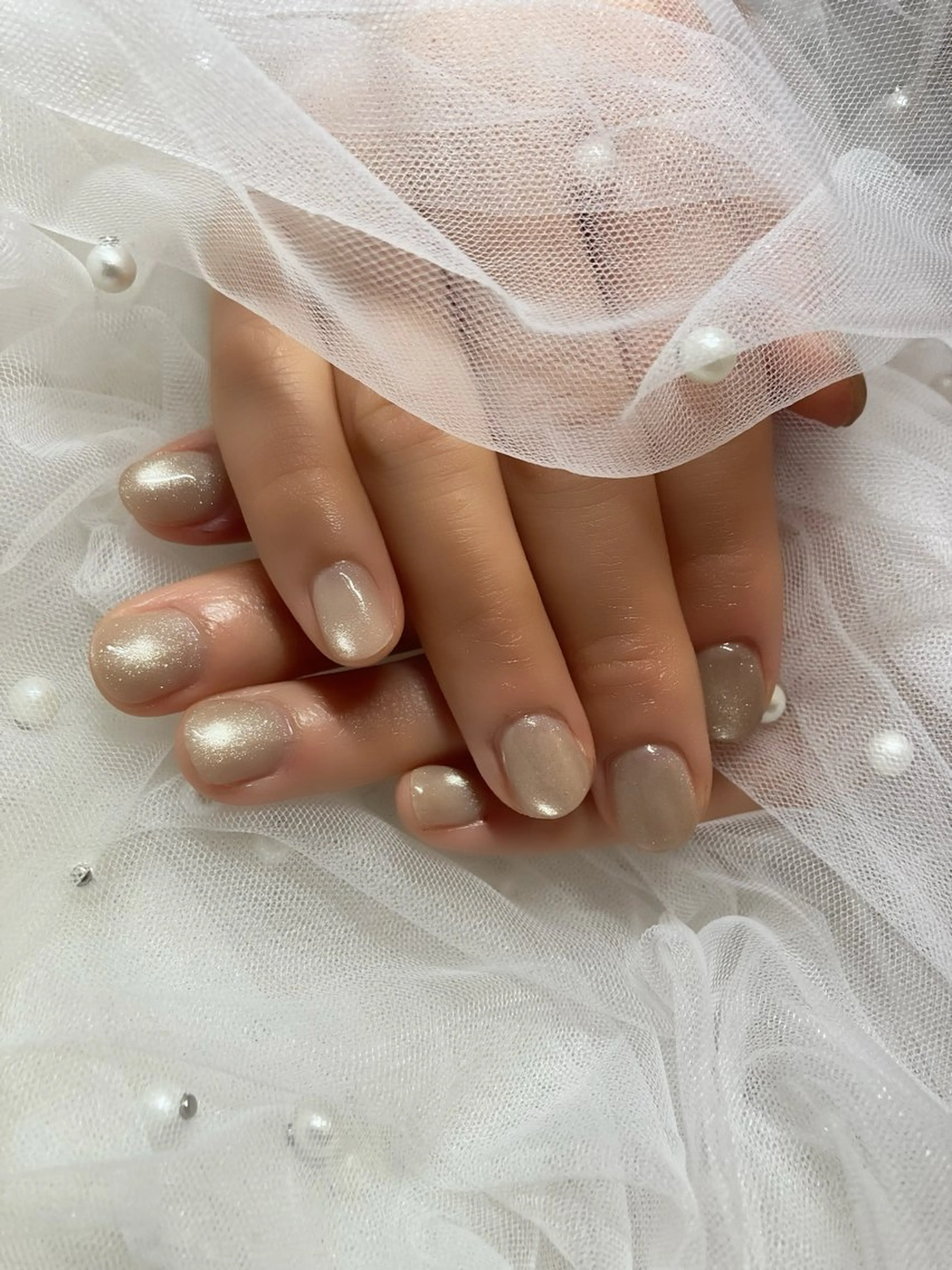 ネイル マグネットネイル マグネットワンカラー ワンカラーネイル ハンドネイル masami .Ｋのネイルデザイン