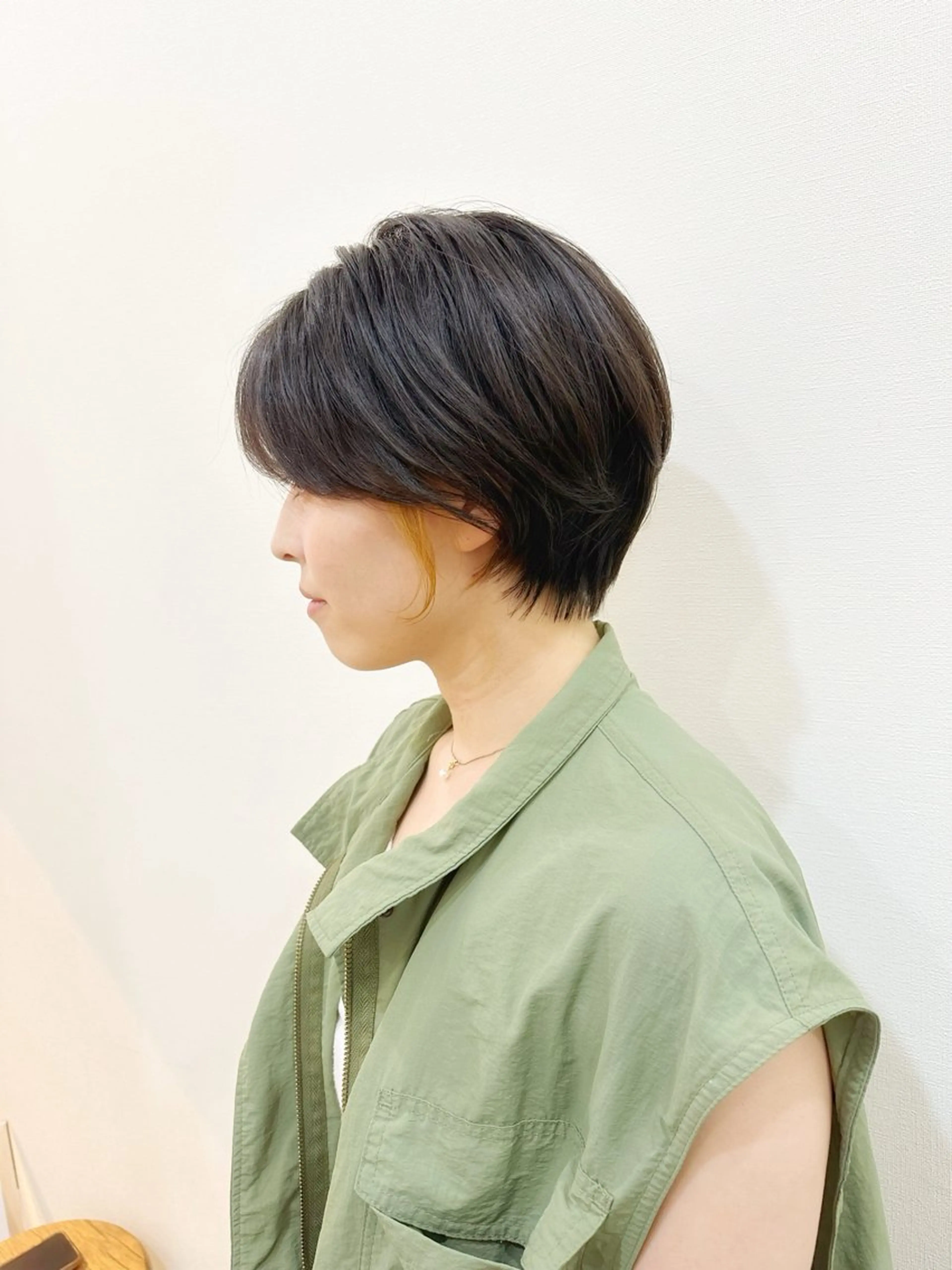 ショート ショートボブ ハンサムショート ボブ くせ毛 ショートヘア カット newline銀座所属・銀座ショート/ 大人ショート/金子涼のヘアスタイル