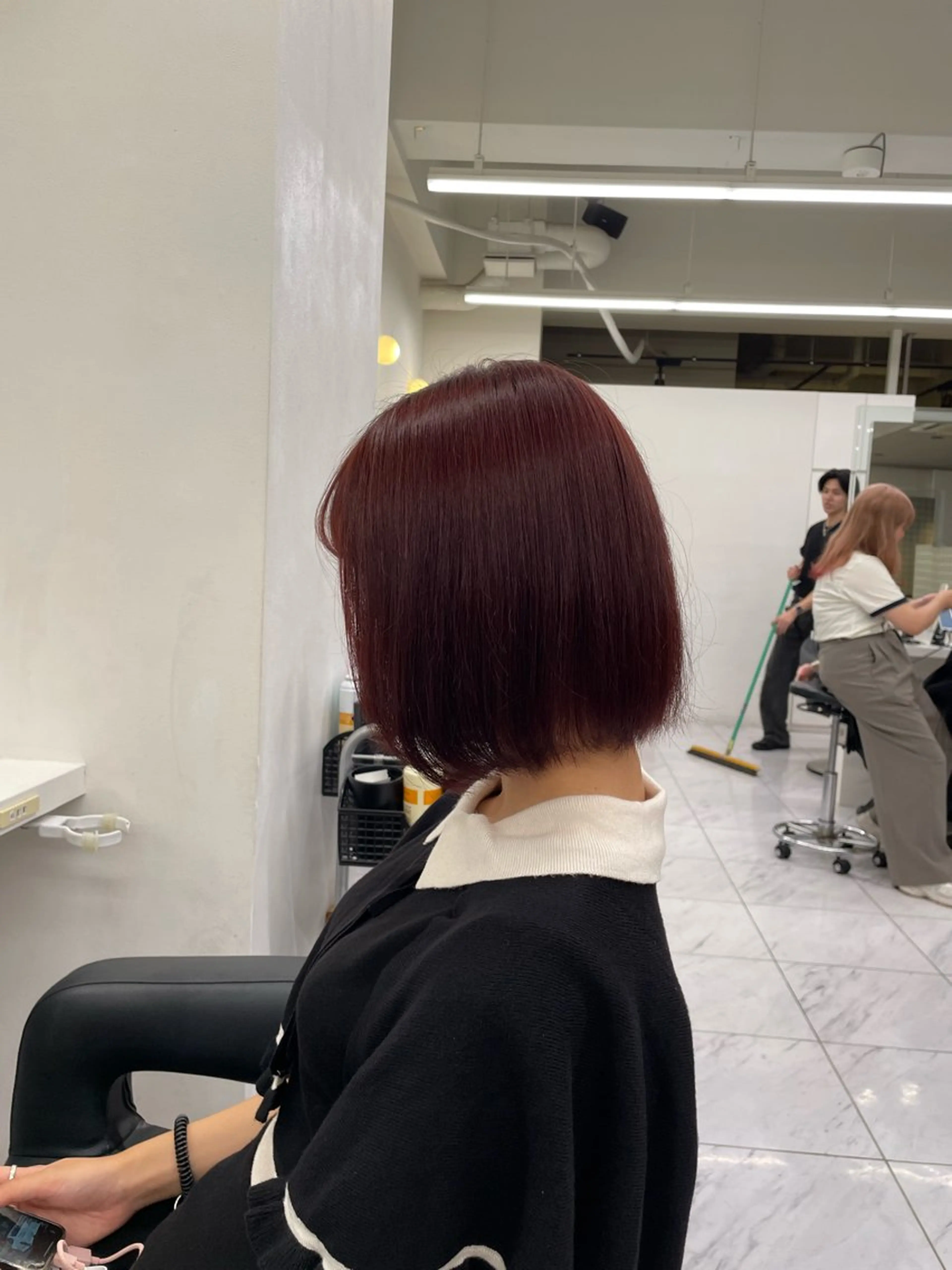 ミディアム カラー ヘアアレンジ ヘアカラー トリートメント ヘアセット 💗横浜美容室 💗HARUNAのヘアスタイル
