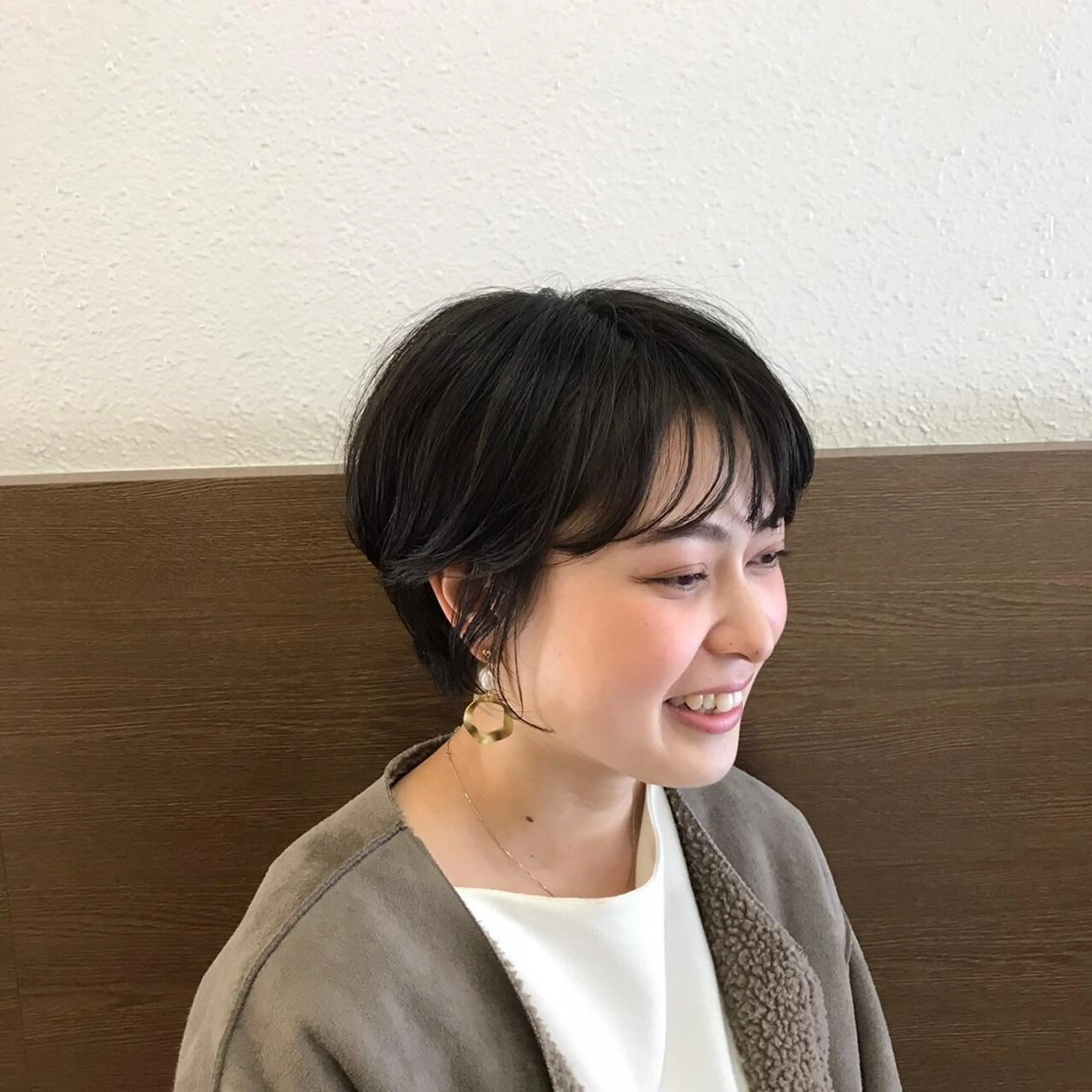 ショート パーマ ヘアアレンジ 美容室Hanako所属・関 沙緒里のヘアスタイル