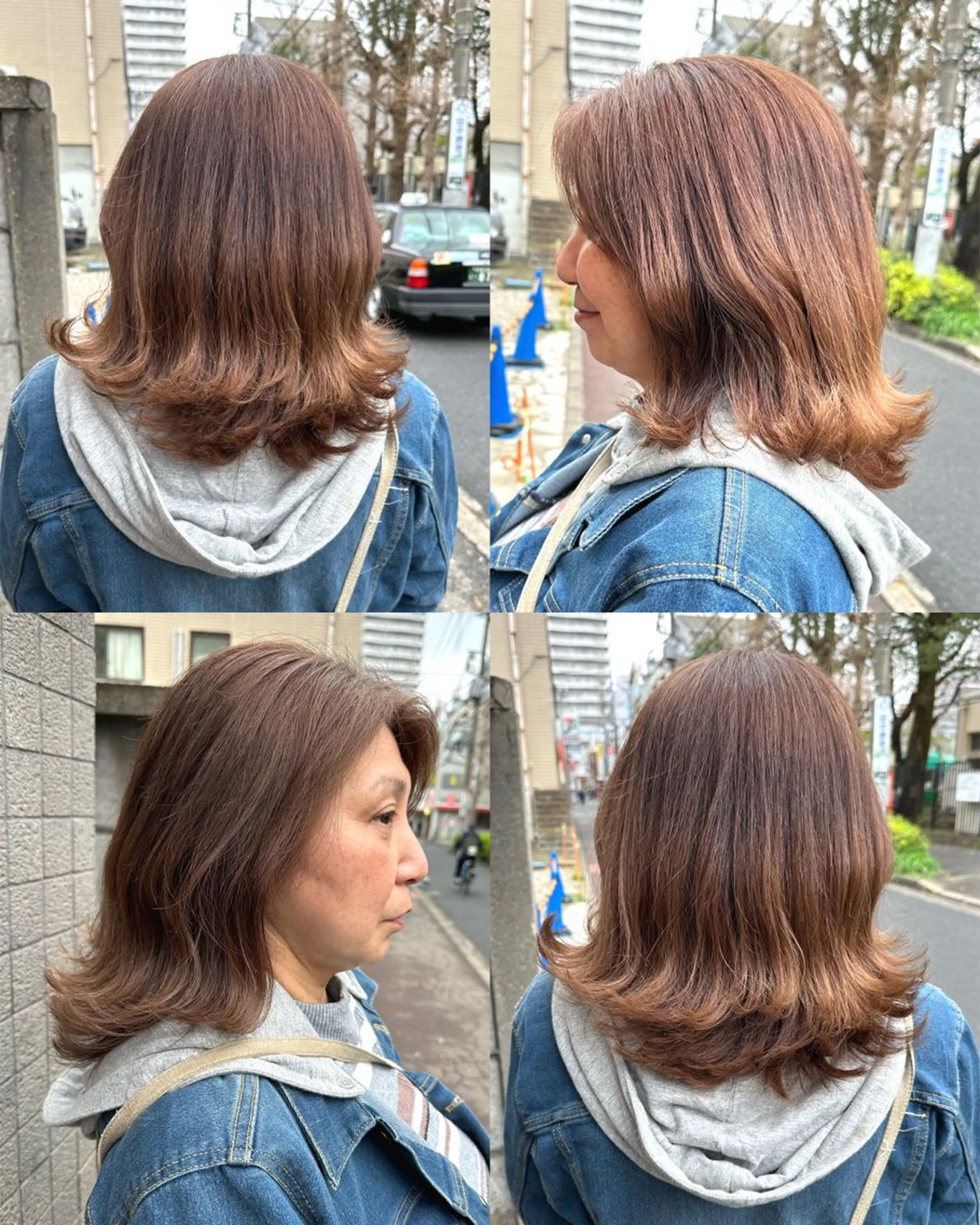 ロング レイヤーカット 宇都 唯のヘアスタイル