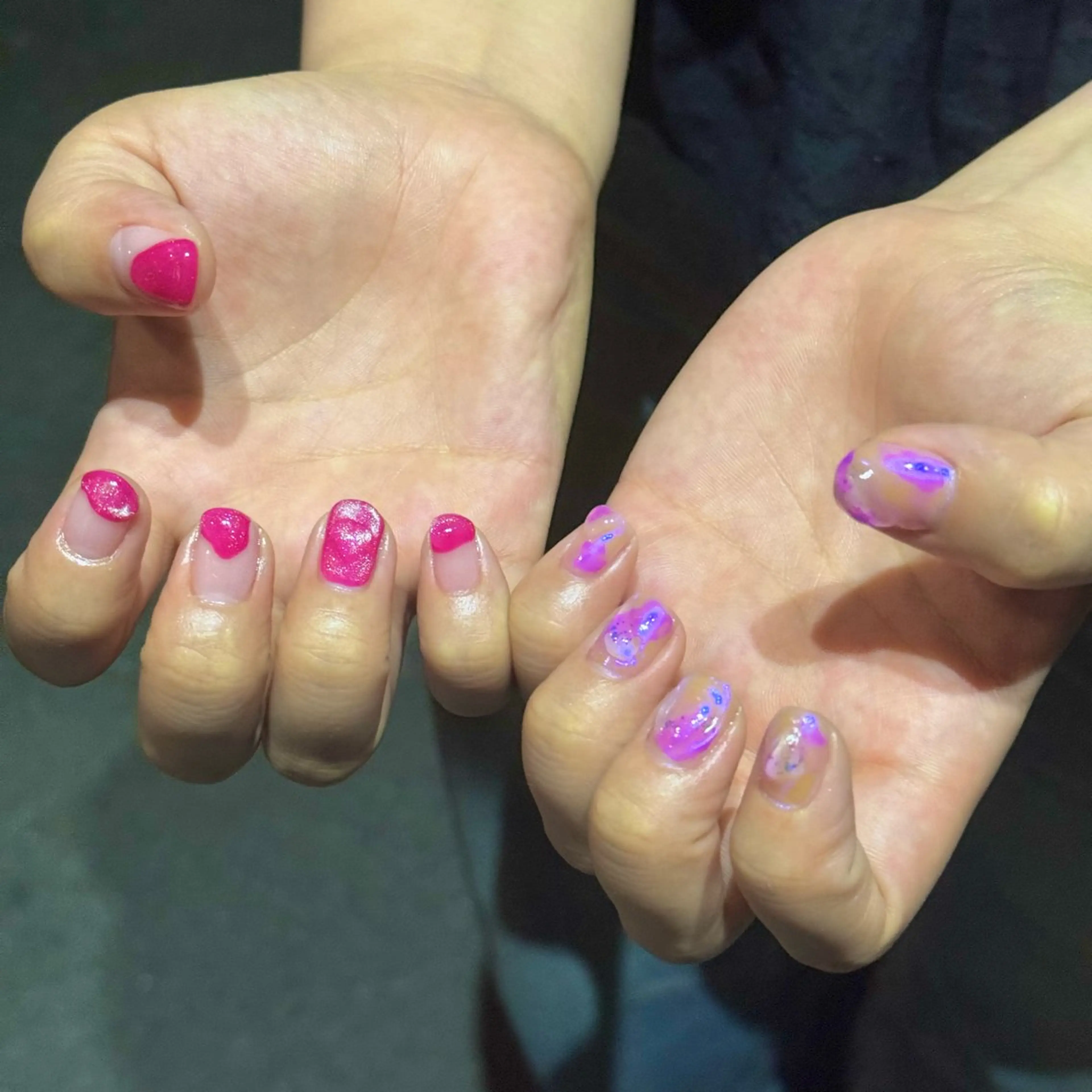 ネイル オーロラネイル マグネットネイル Nail Sant Esperanza by SALON DE やす所属・Sant Esperanzaのネイルデザイン