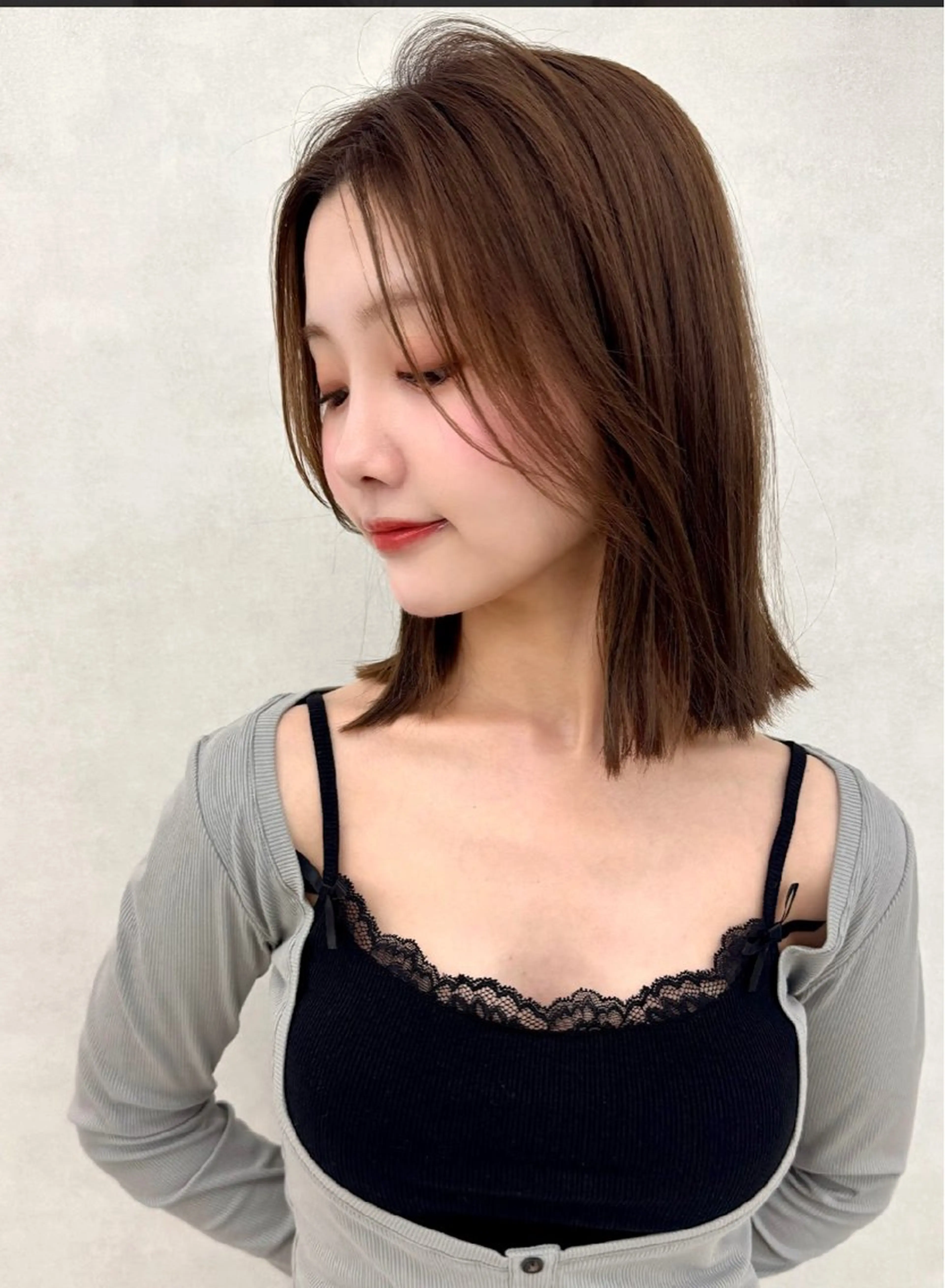 ミディアム 🔮韓国ボブ/艶 カラー/あやか🔮のヘアスタイル