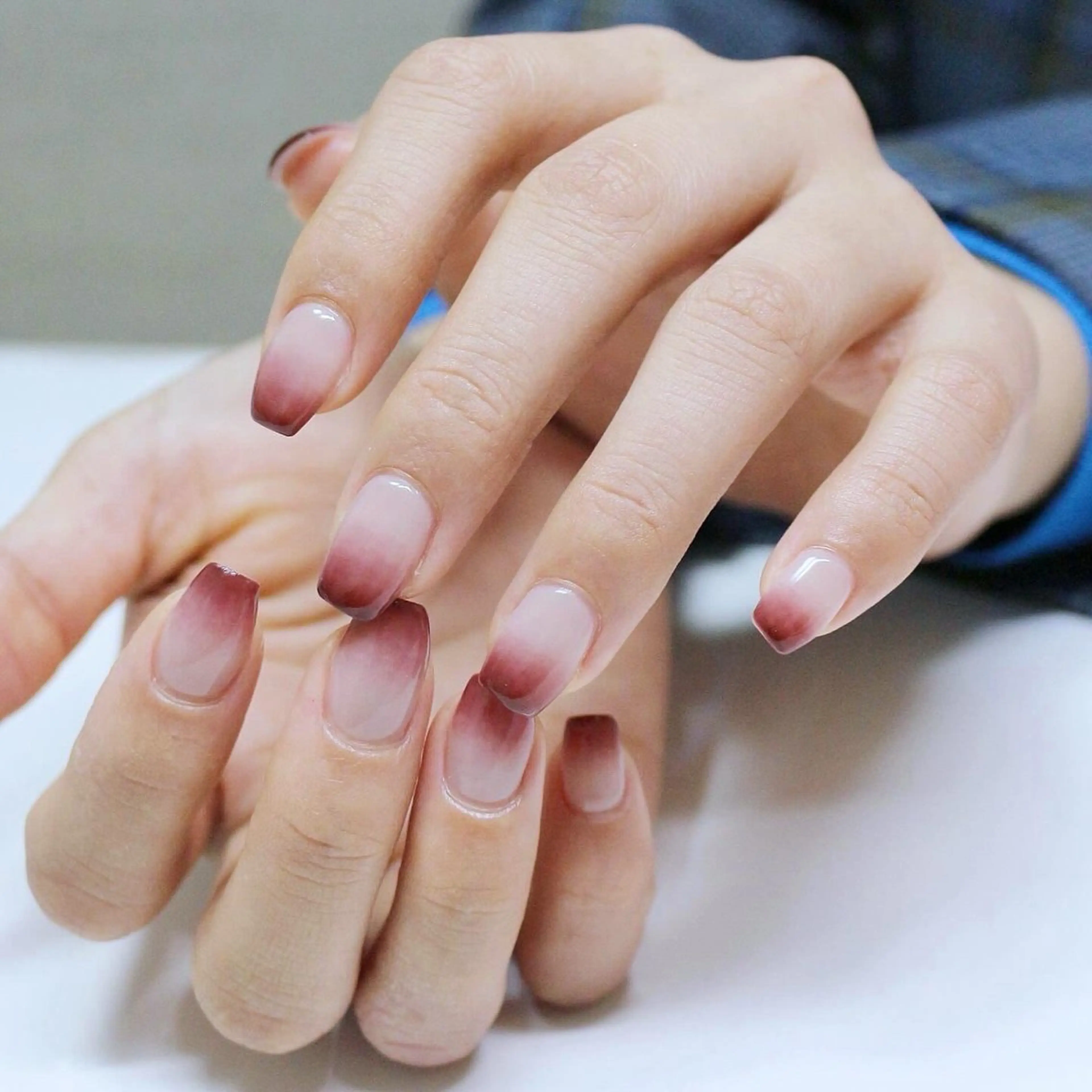 [オフあり] フレンチ／グラデーション✨カラーは3色まで可💖の写真