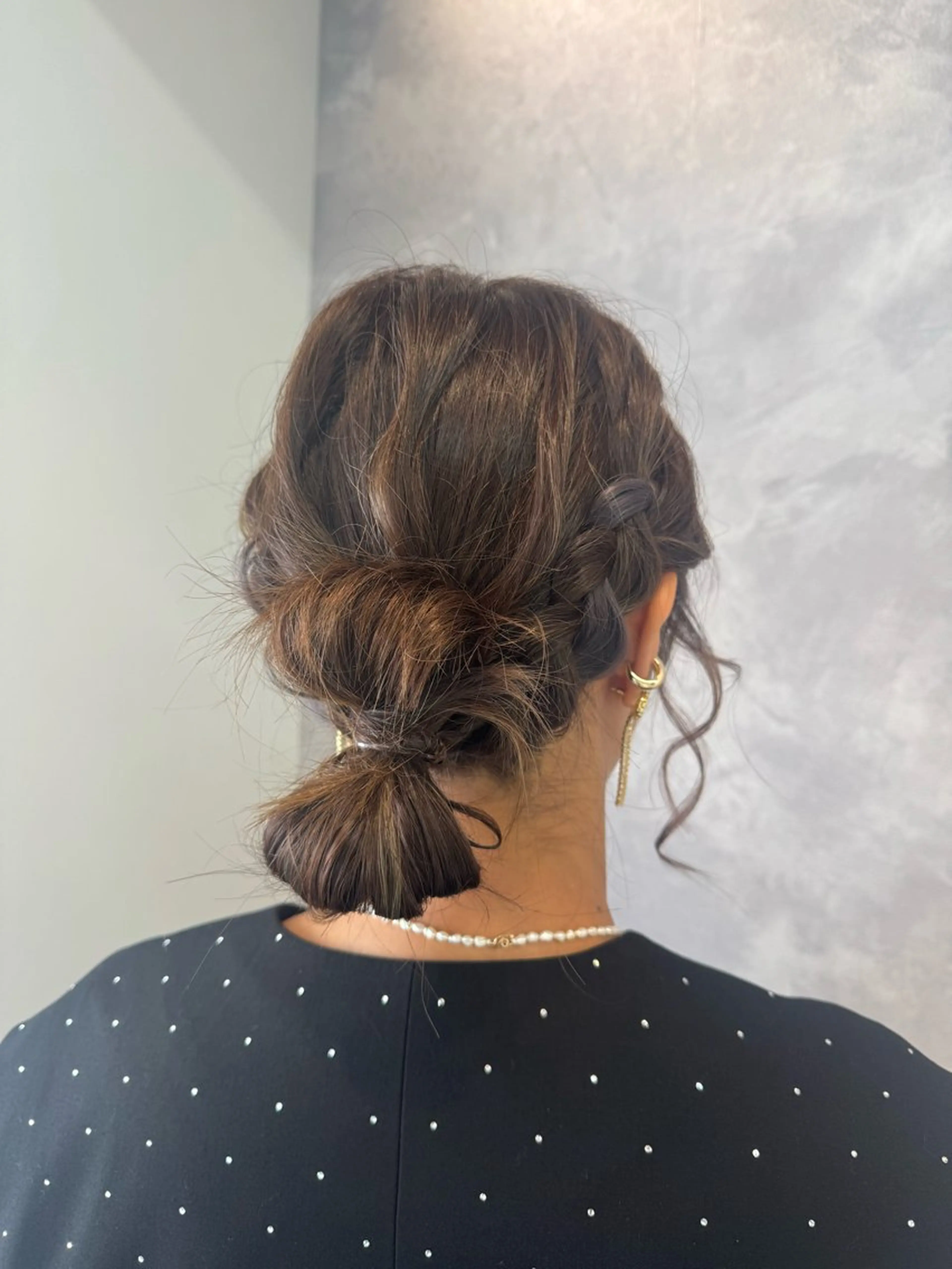 ヘアアレンジ ヒヨシ ルナのヘアスタイル