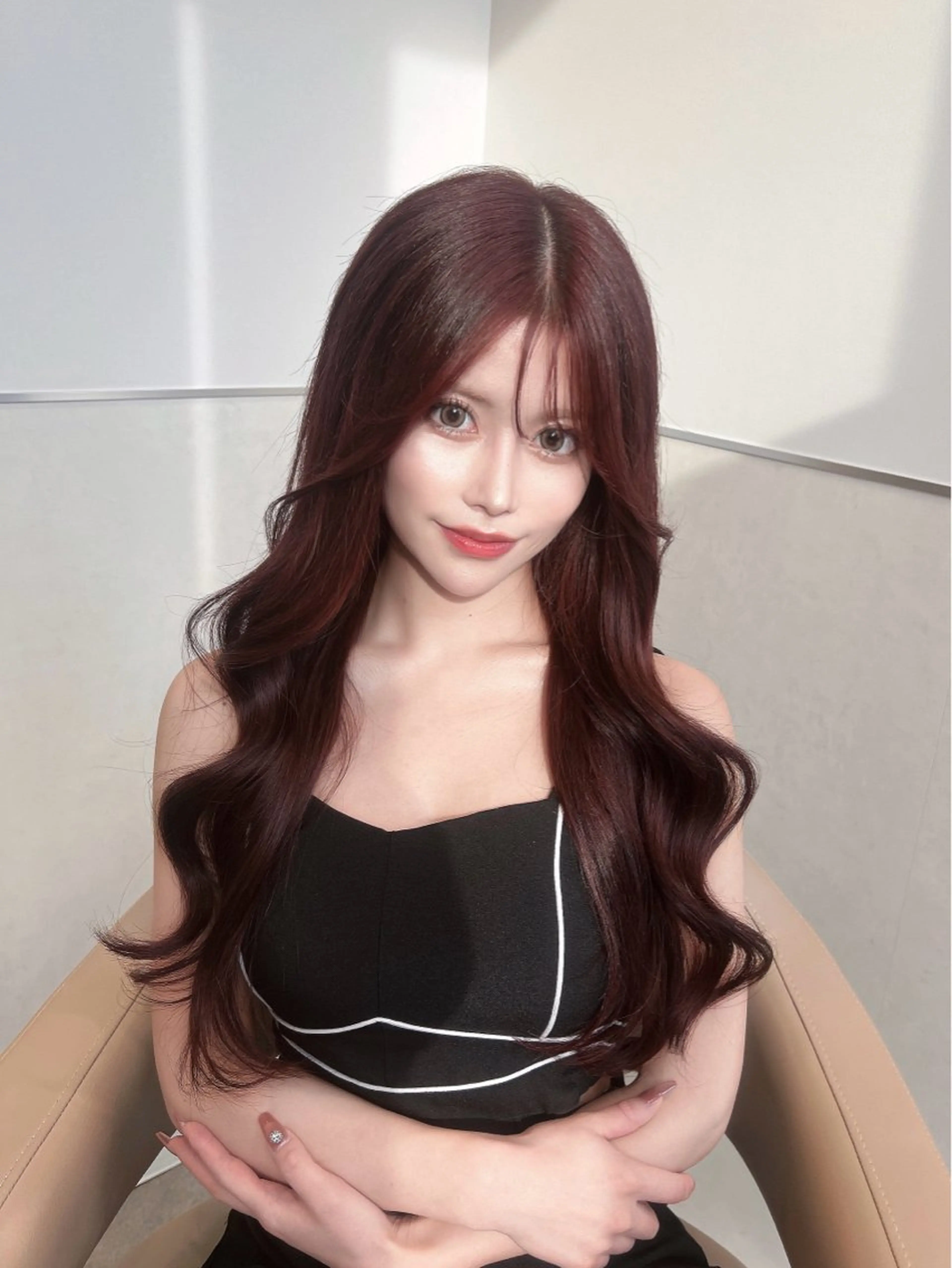 ロング カラー 韓国ヘア/エクステ/ Maiのヘアスタイル