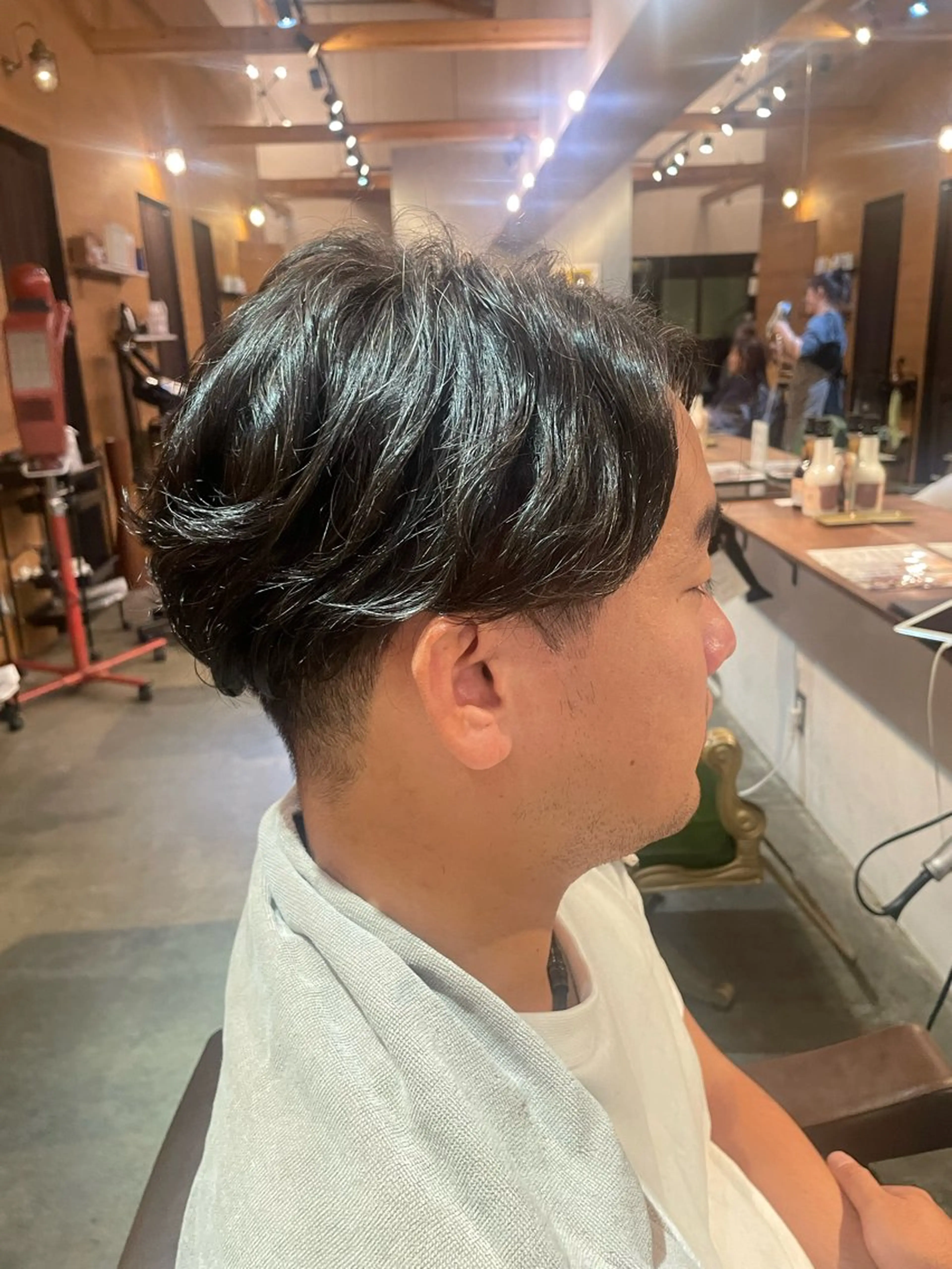 ショート パーマ 梅田 陸のヘアスタイル