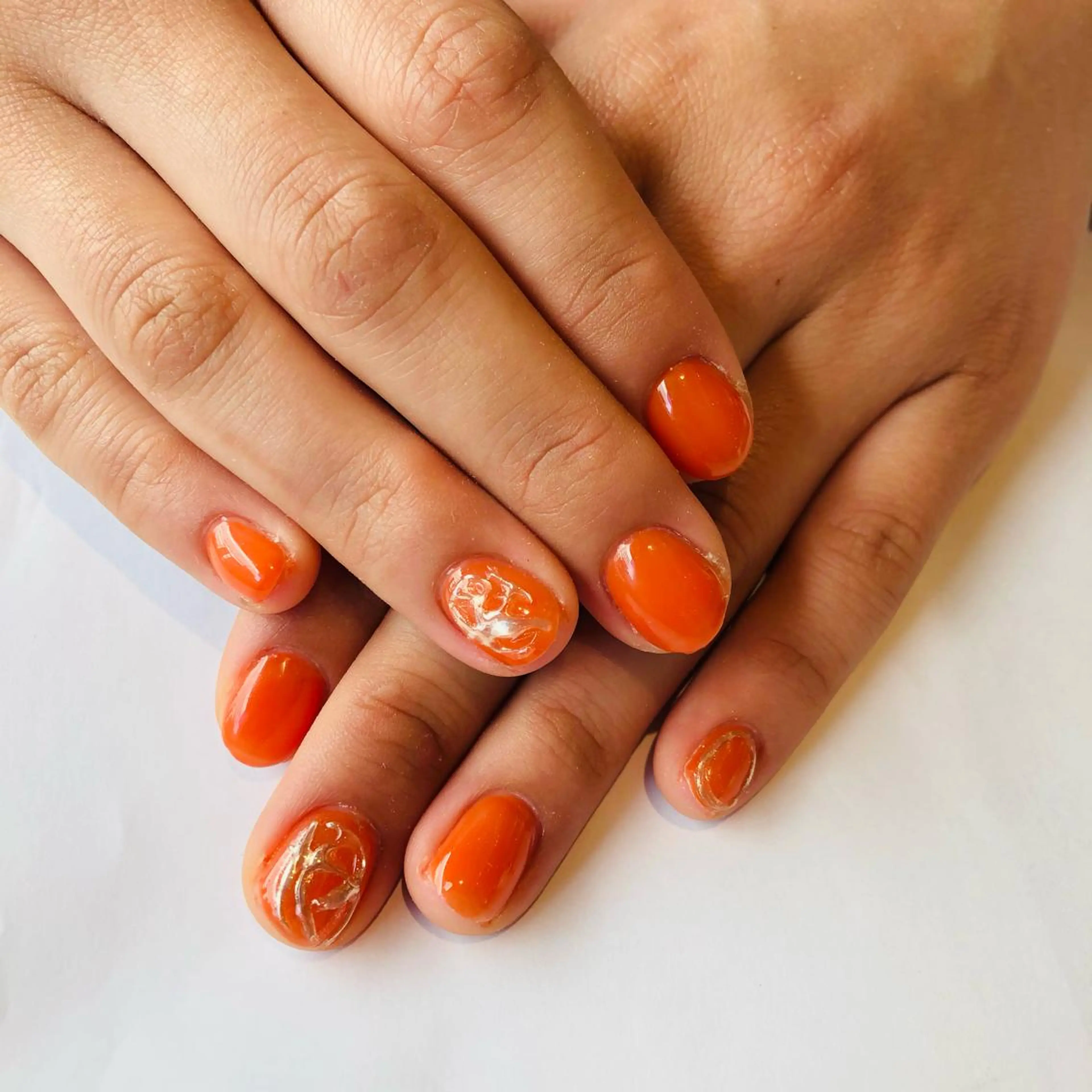 ネイル ミラーネイル 大阪福島 韓国まつげ Sayaka🤍🐩のマツエク・マツパデザイン