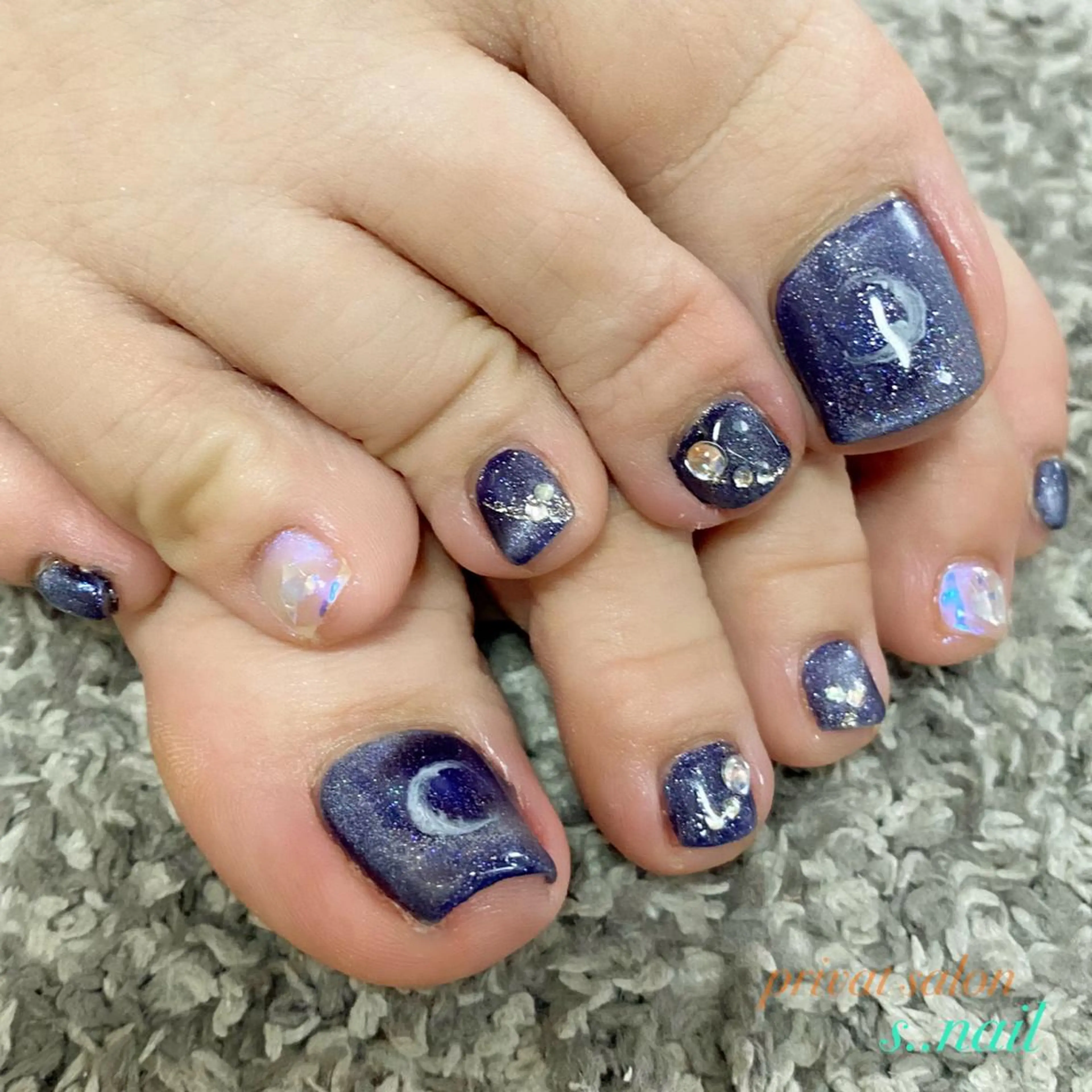 ネイル 氷ネイル・うるうるネイル ハンドネイル フットネイル s..nail / MORITAのネイルデザイン