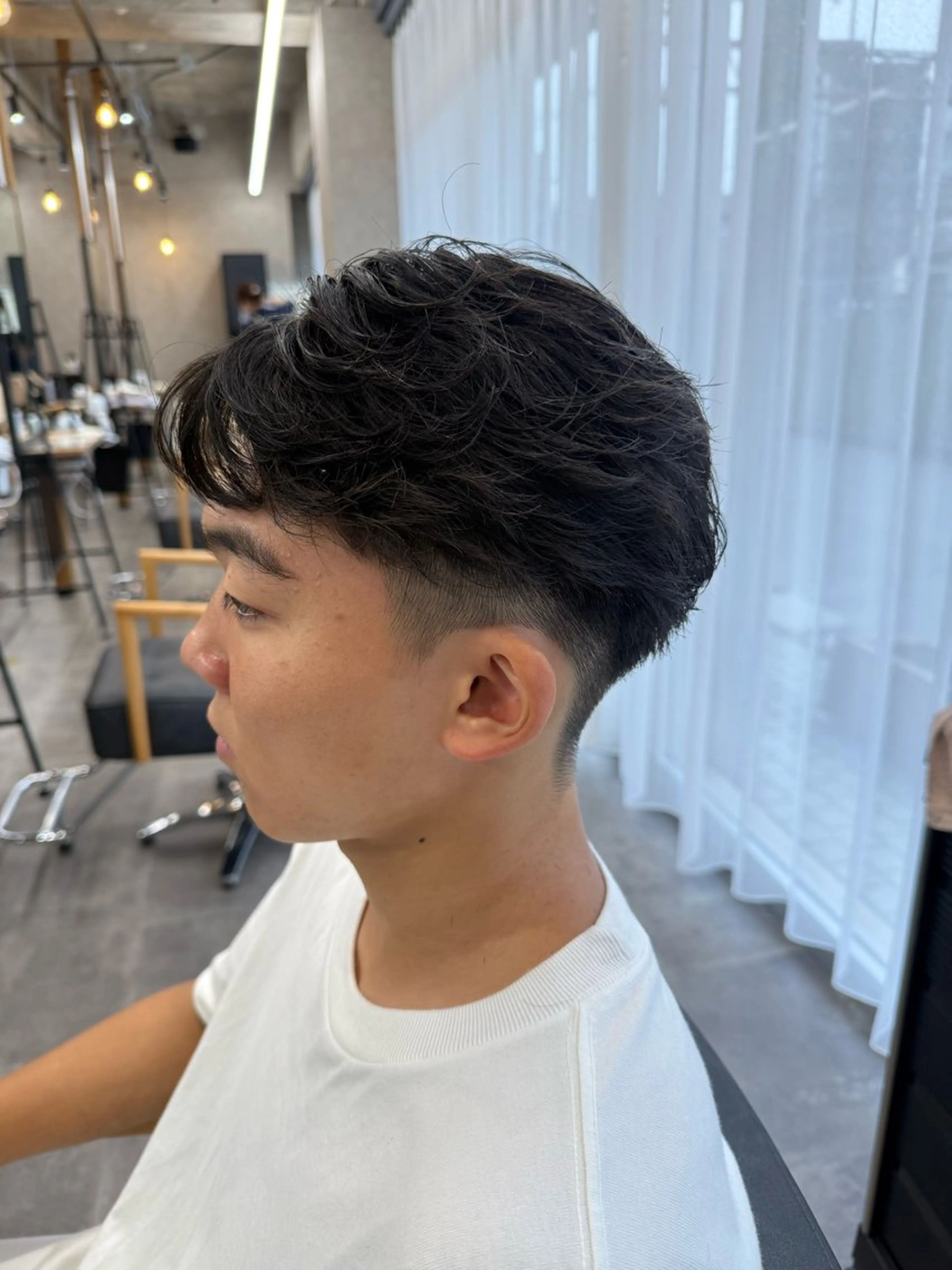 【ミニモ限定‼️】メンズカット + フェザーパーマの写真