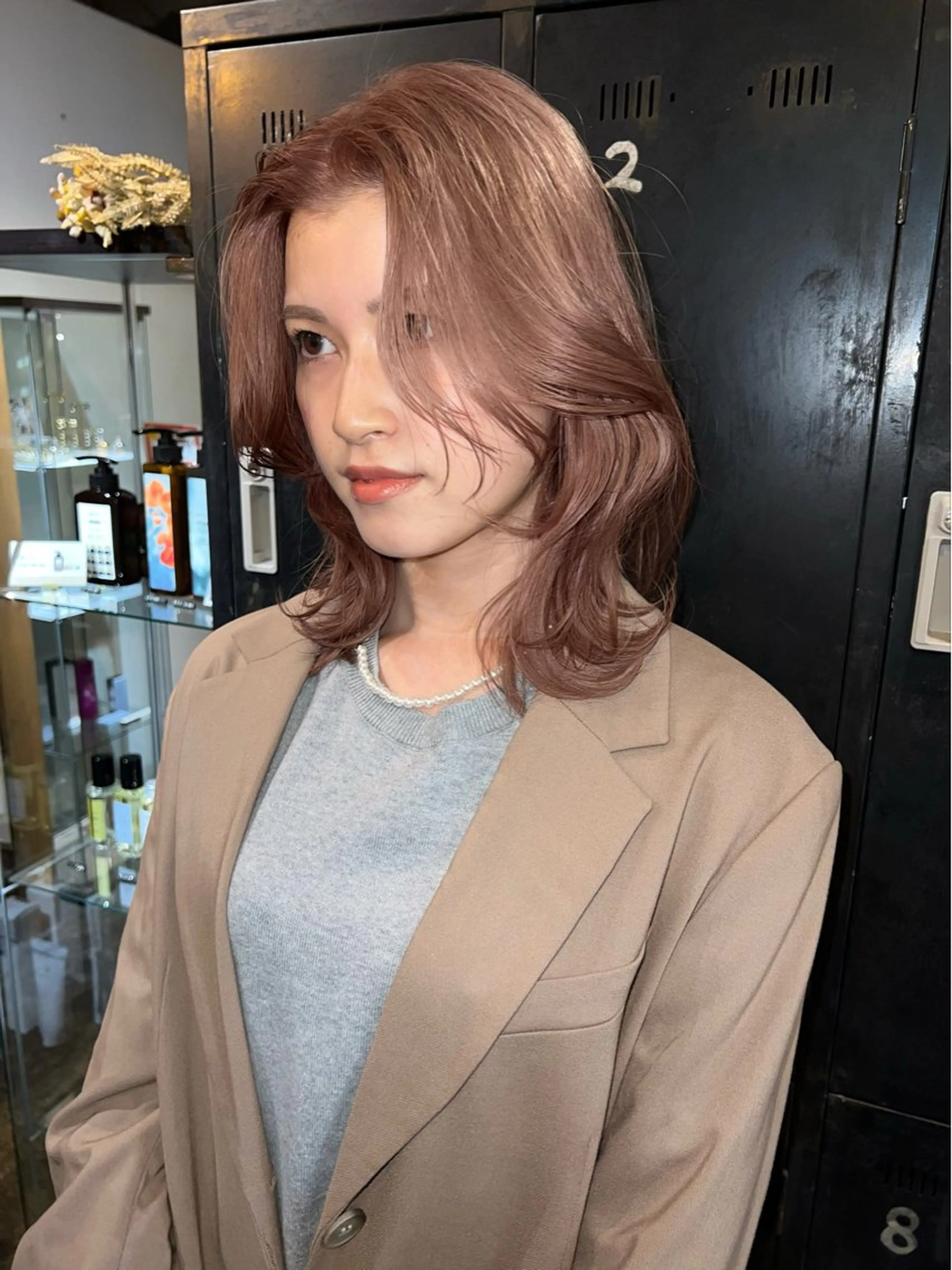 ショート カラー ブロンド ハイトーンカラー🍑 心斎橋のヘアスタイル