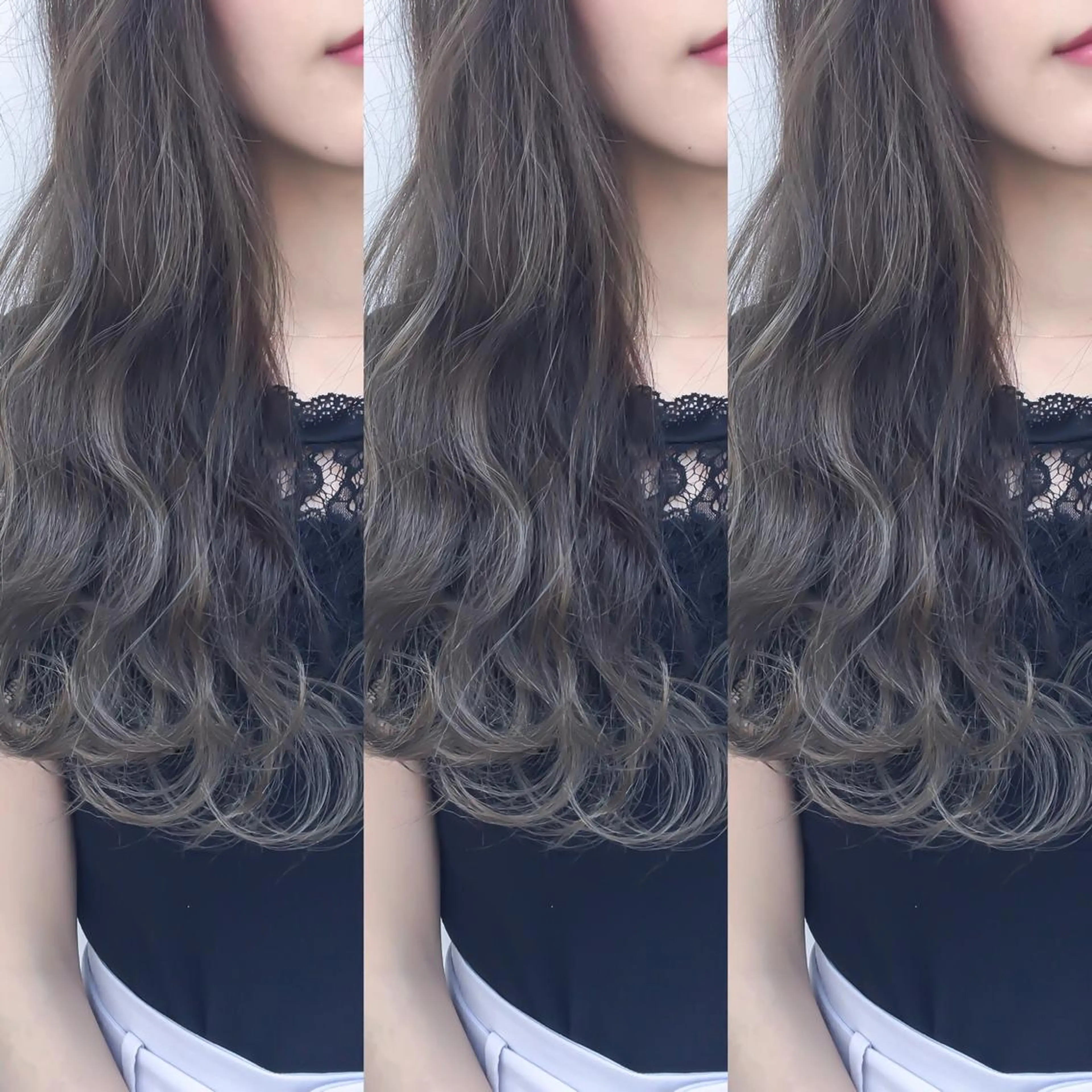 ロング カラー なんば髪質改善カラー Ardoreのヘアスタイル