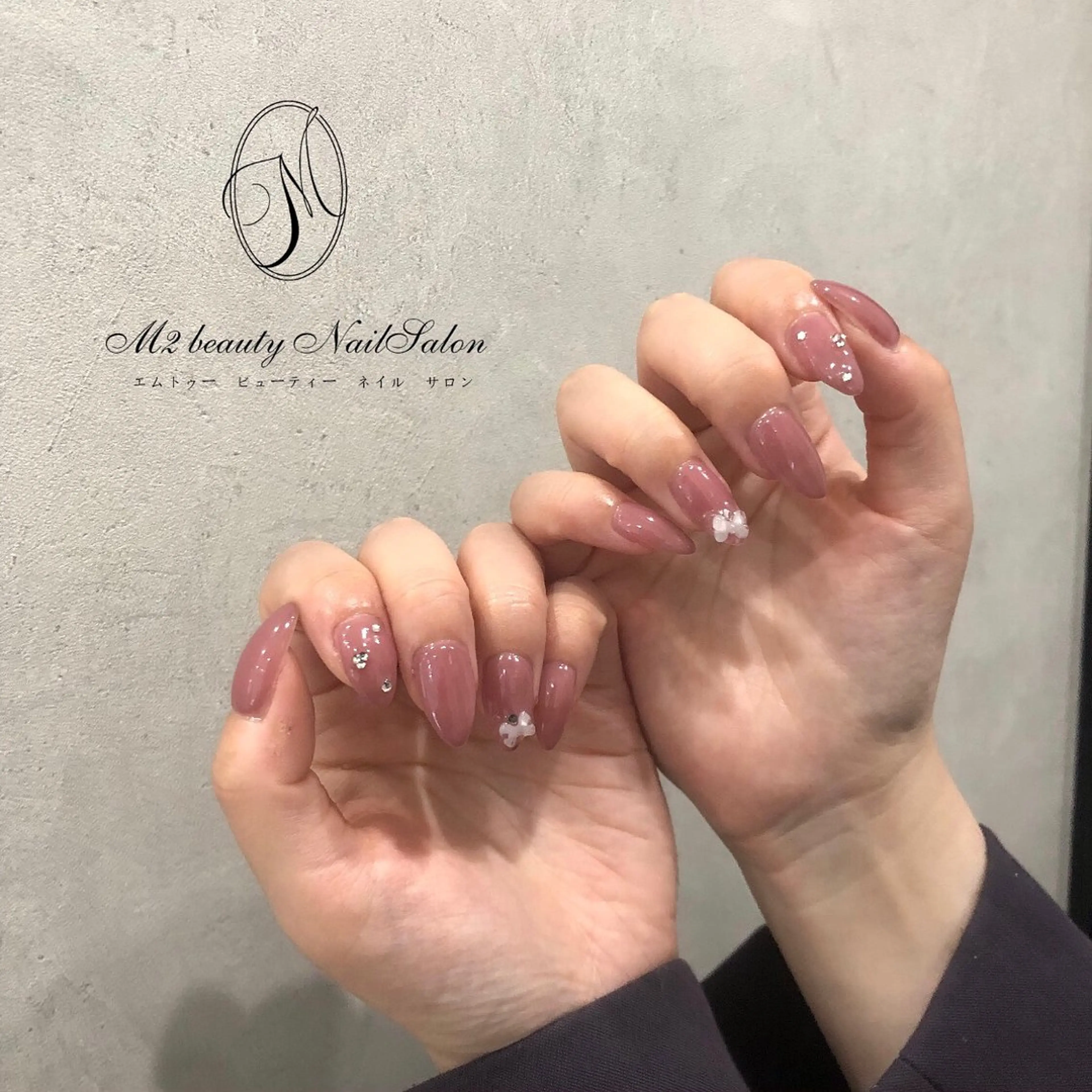 ネイル アートネイル 長さ出し ジェルネイル パラジェル スカルプネイル ハンドネイル M2 beauty Nankaのネイルデザイン