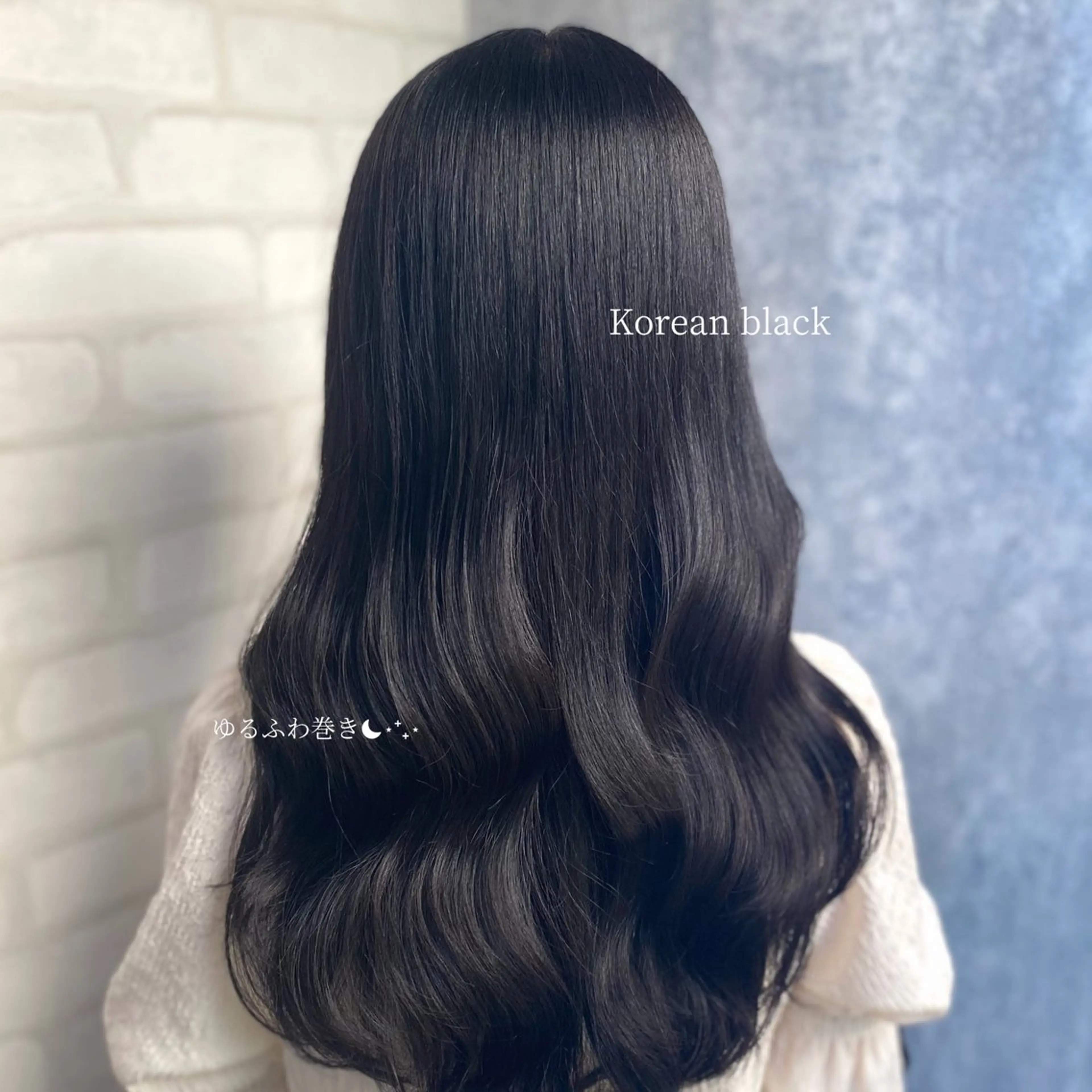 ロング カラー ブルーカラー 透明感カラー カット ヘアカラー トリートメント shiori/透明感 /顔周り/髪質改善のヘアスタイル