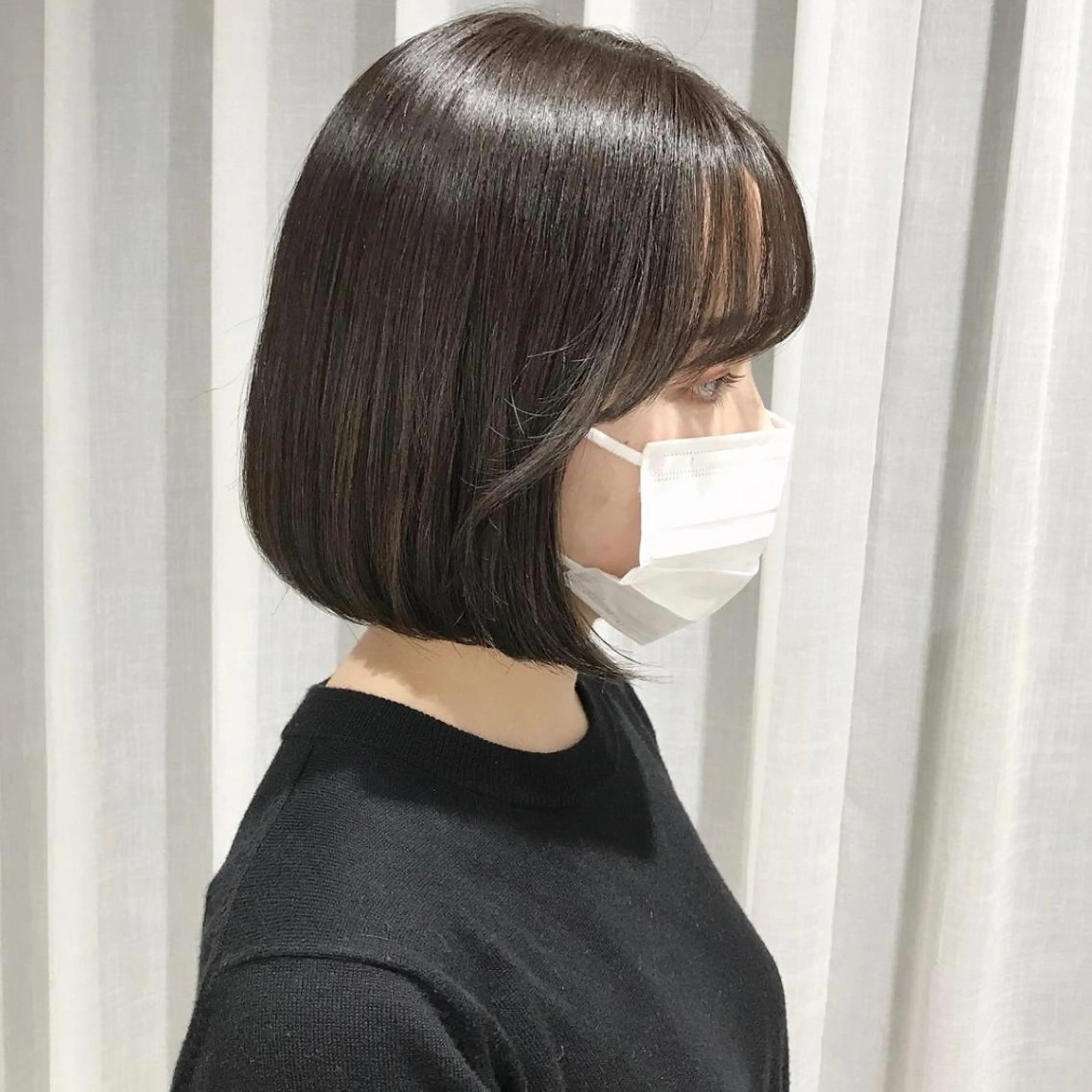 ミディアム タンバルモリ CITY louwe 脇坂彩音のヘアスタイル