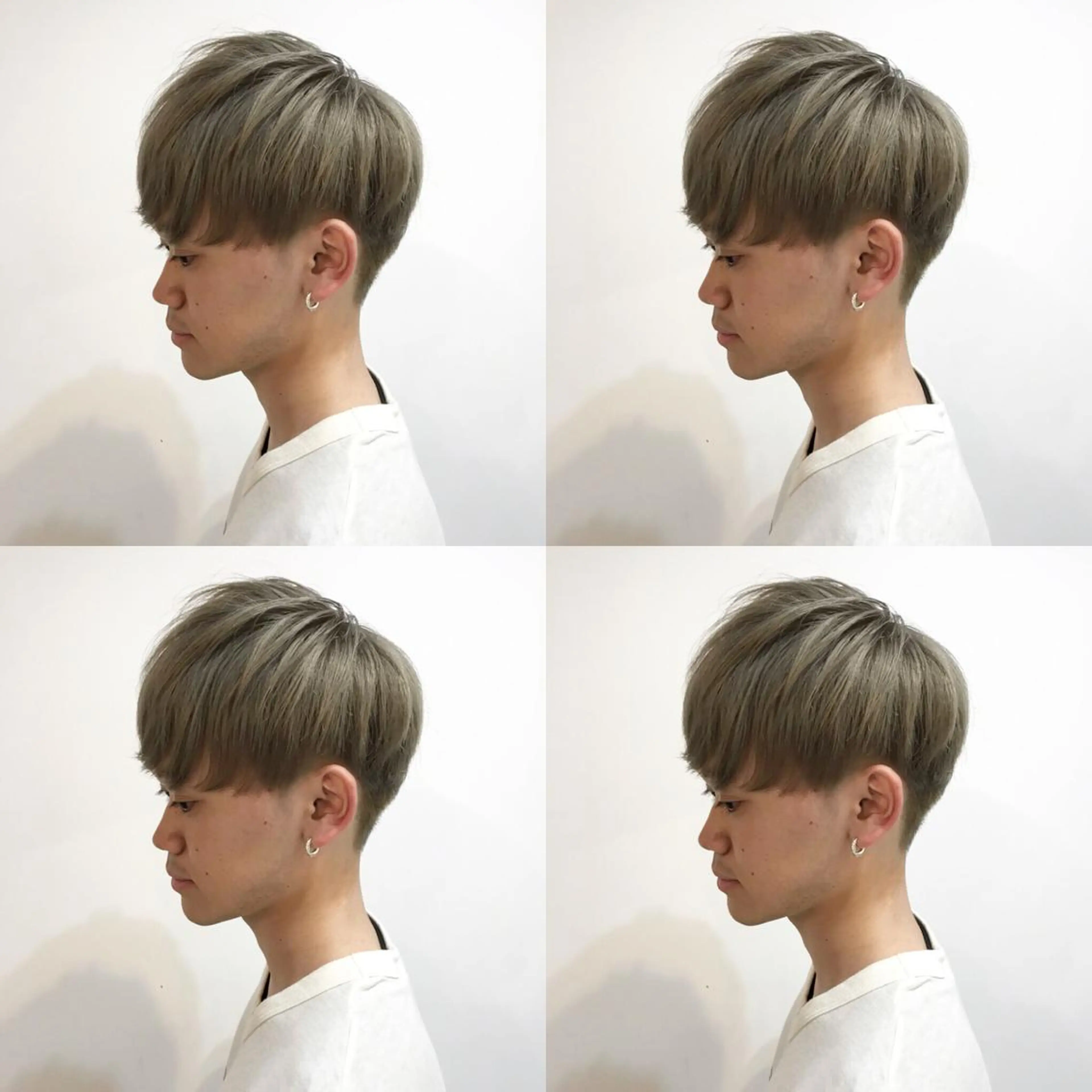 ショート カラー メンズ カット ヘアカラー トリートメント 嶋佐 昌大 シマサマオのヘアスタイル