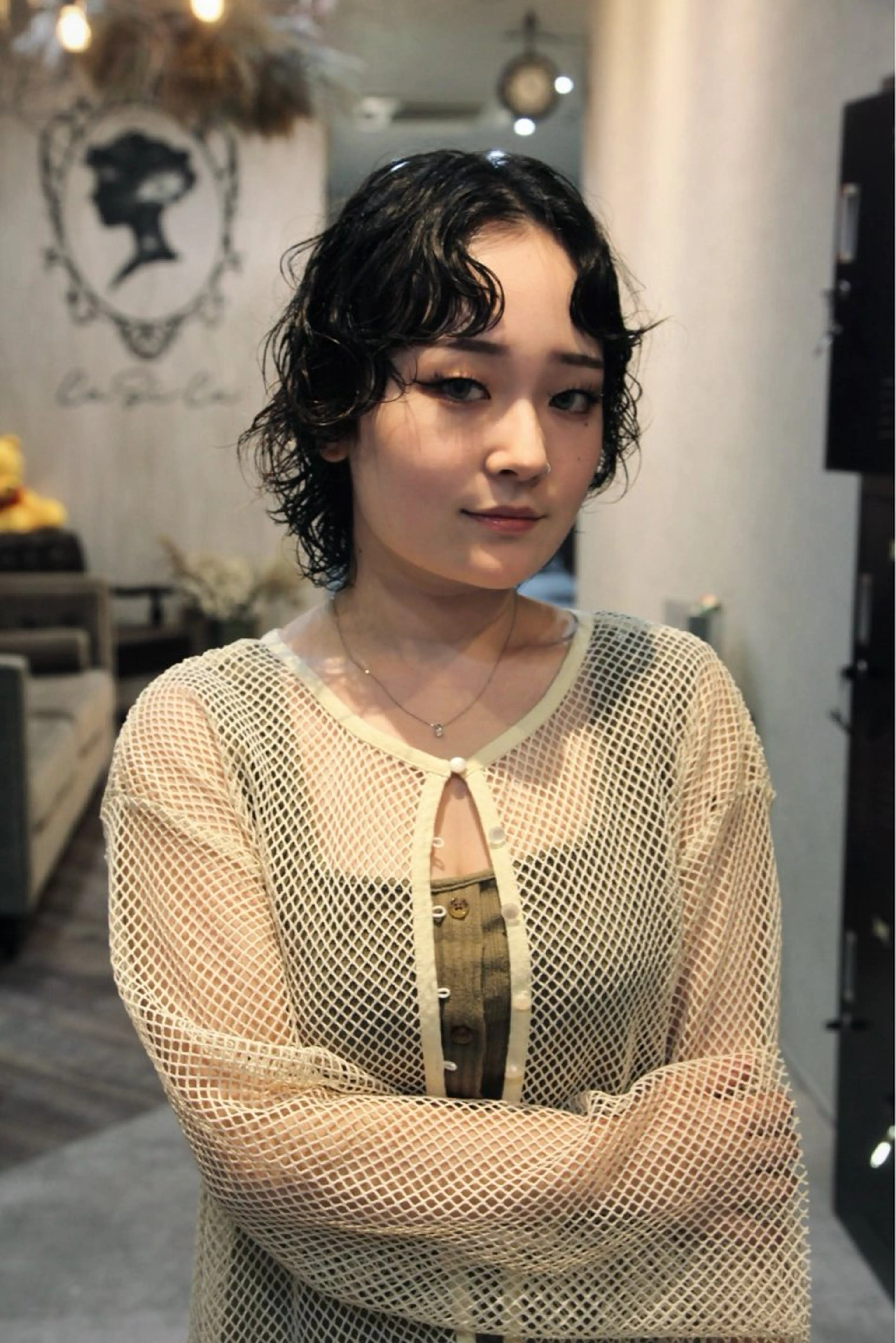 ショート パーマ ウルフカット カット パーマ トリートメント デザインパーマ 藤田和樹のヘアスタイル