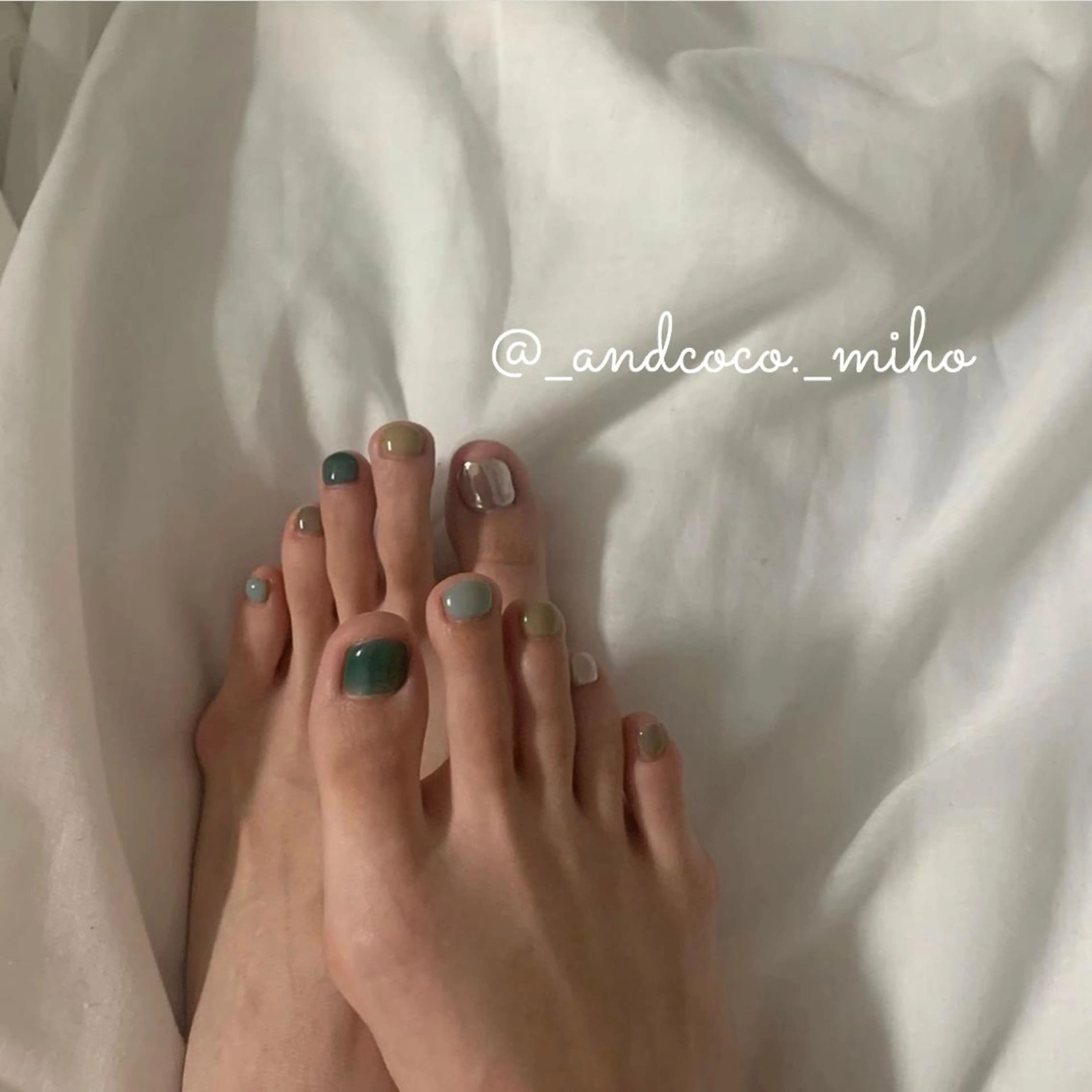 ネイル フットネイル I'm Me.所属・Nailist〻 mihoのネイルデザイン