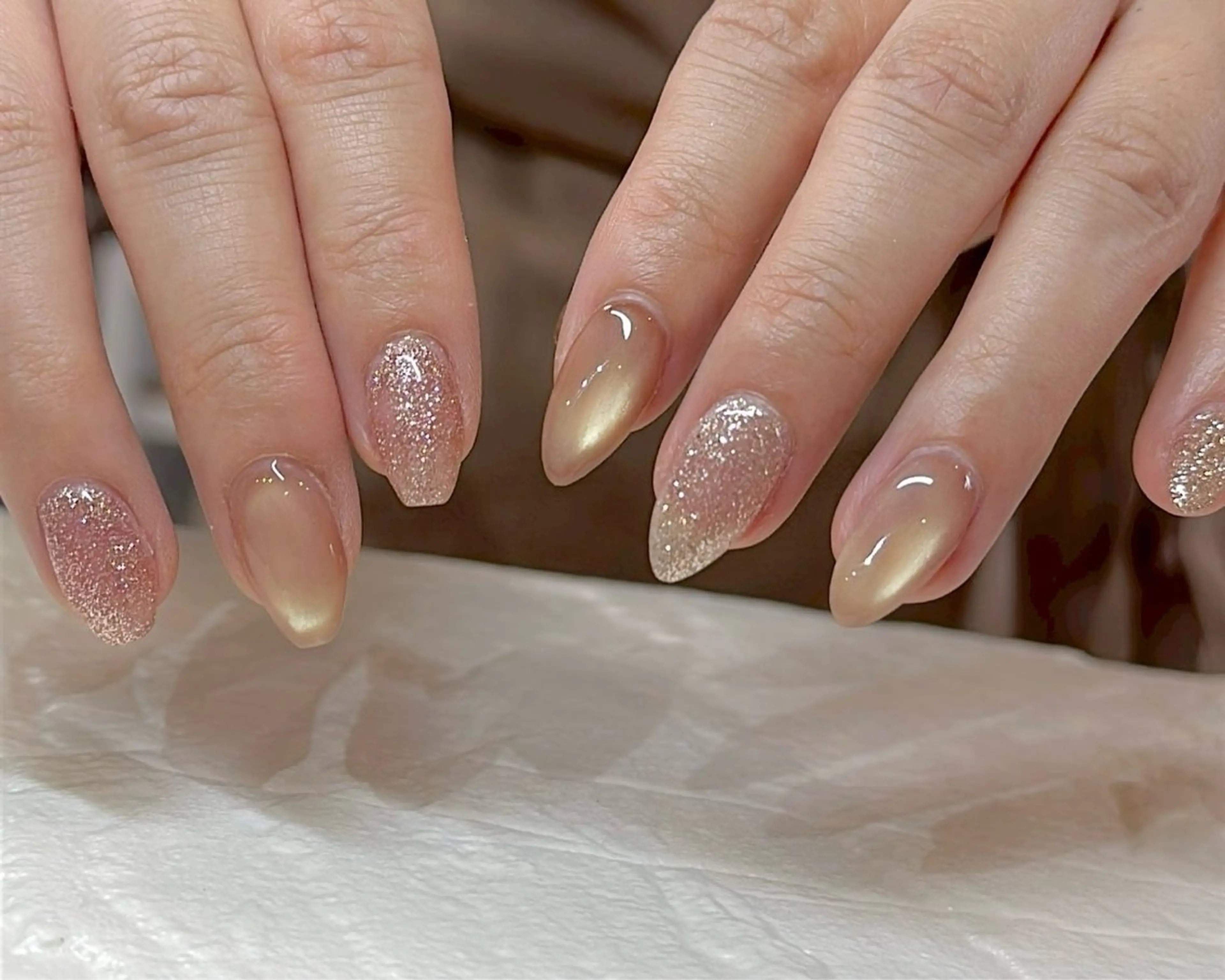 セミロング ハンドネイル lalaroom. nailsalon航空公園店所属・lala room.のネイルデザイン