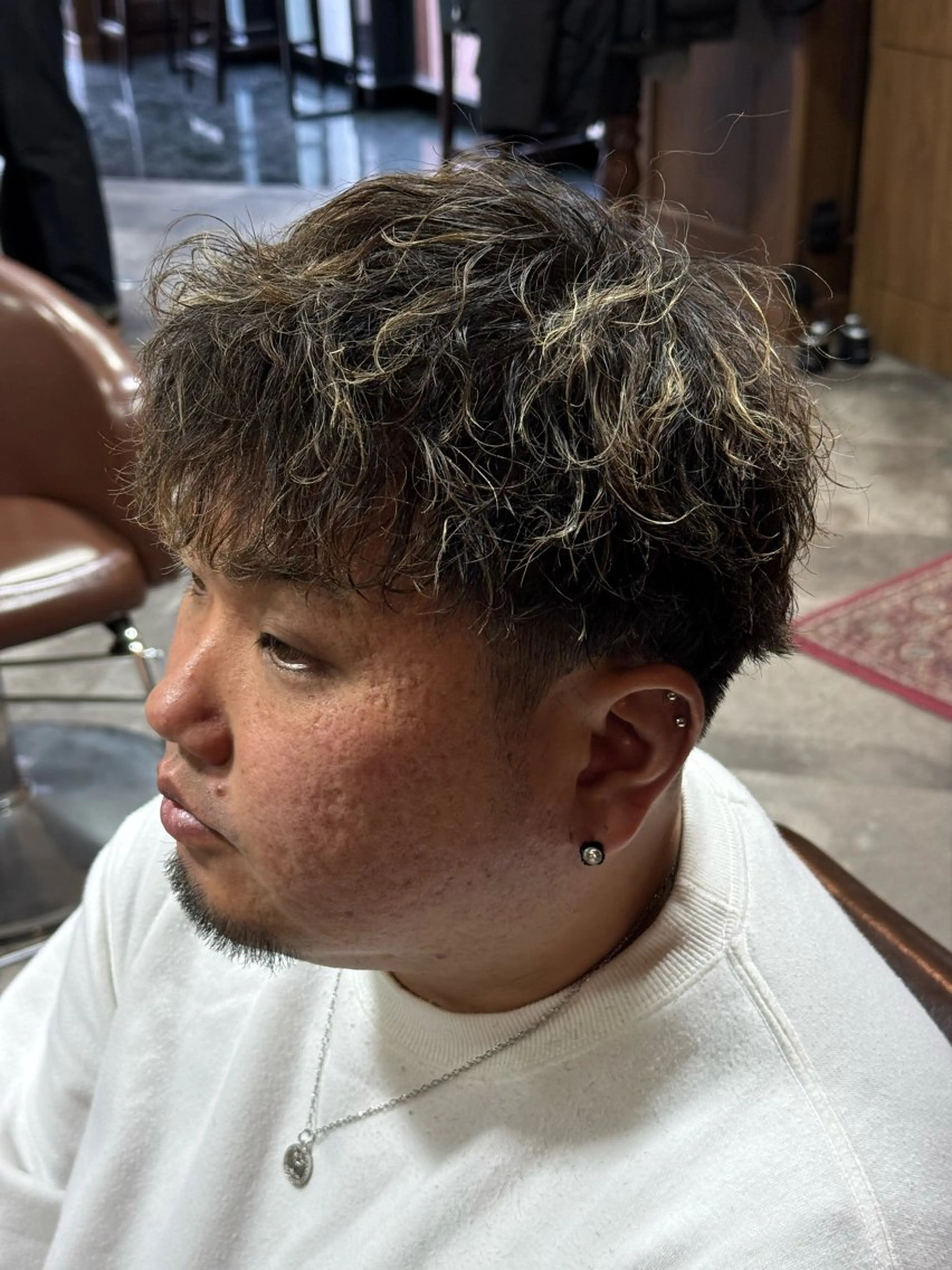 ショート パーマ メンズ メンズパーマ growth 天神店 【グロウ】所属・Growth天神店 TOMOKIのヘアスタイル